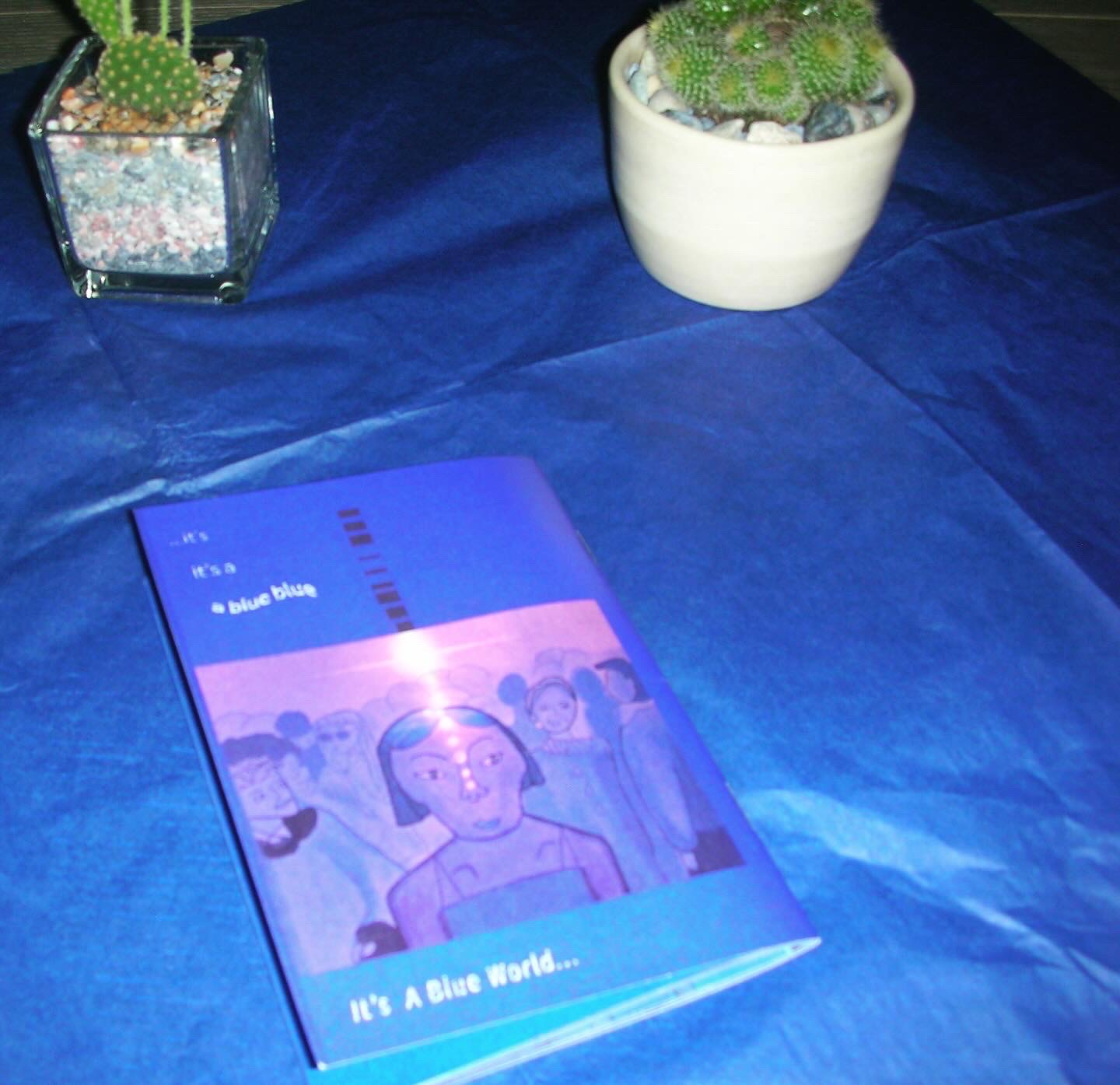 :・゚＜It’s a blue world ＞’゚ ̇ art zine繪本小誌