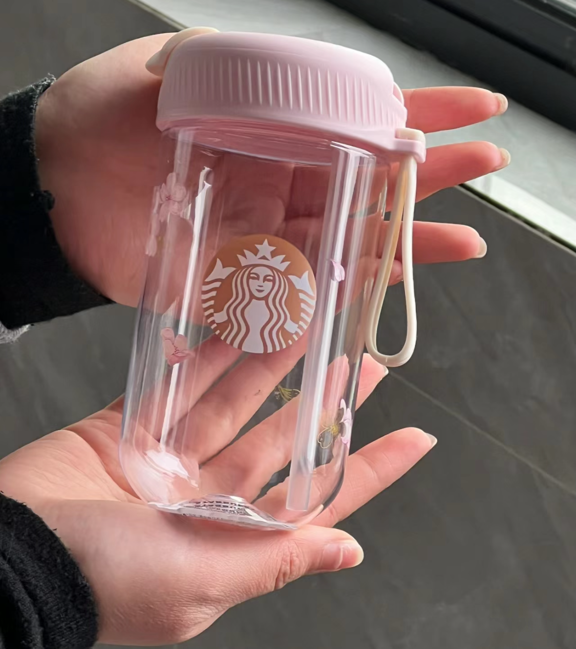 星巴克 春季限定 櫻花粉吸管杯