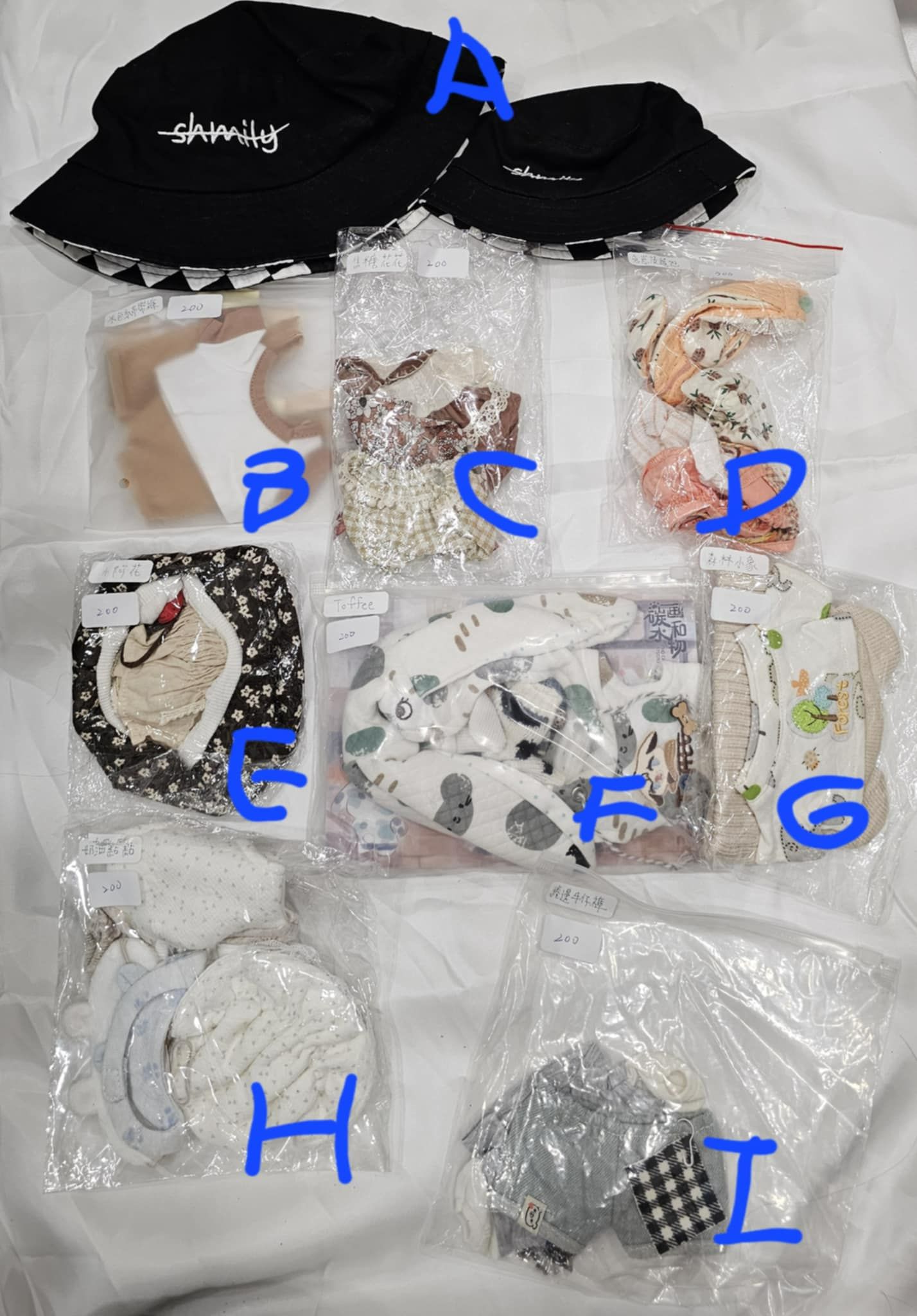 C區 二手娃衣 各式無屬娃衣20CM