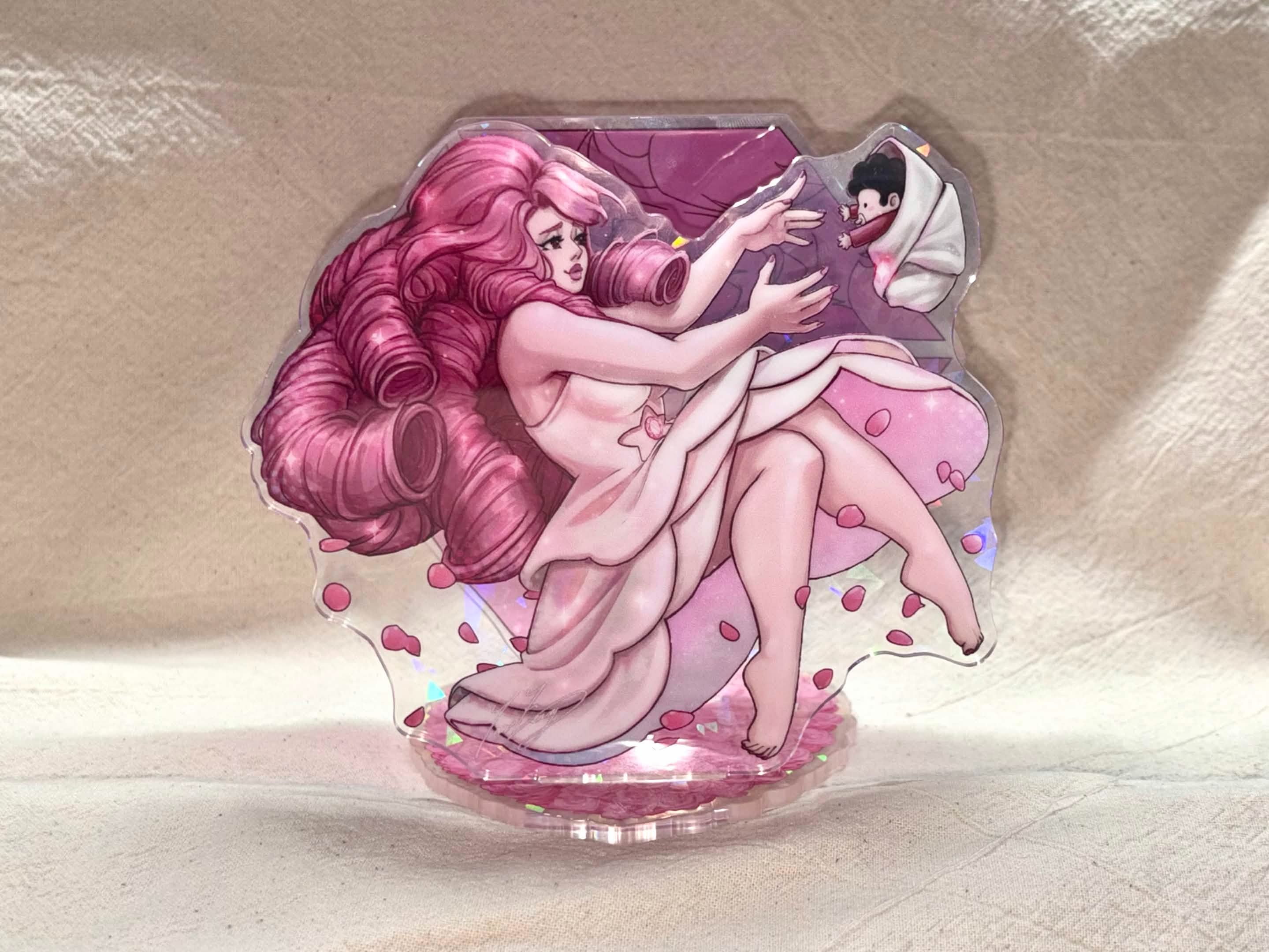 [Steven Universe] Pink Daimonds 母子組雙插碎鑽大立牌
