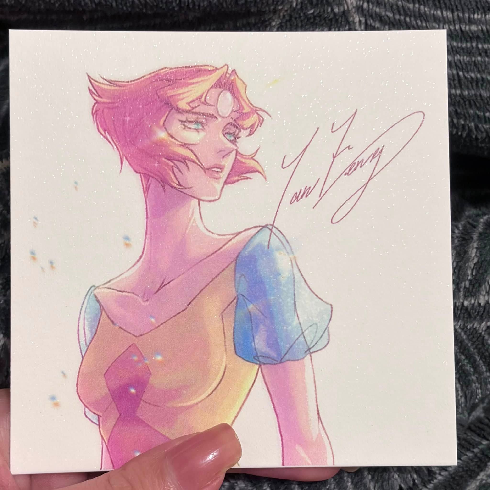 [Steven Universe] 相框胸針同款 珍珠閃亮方卡