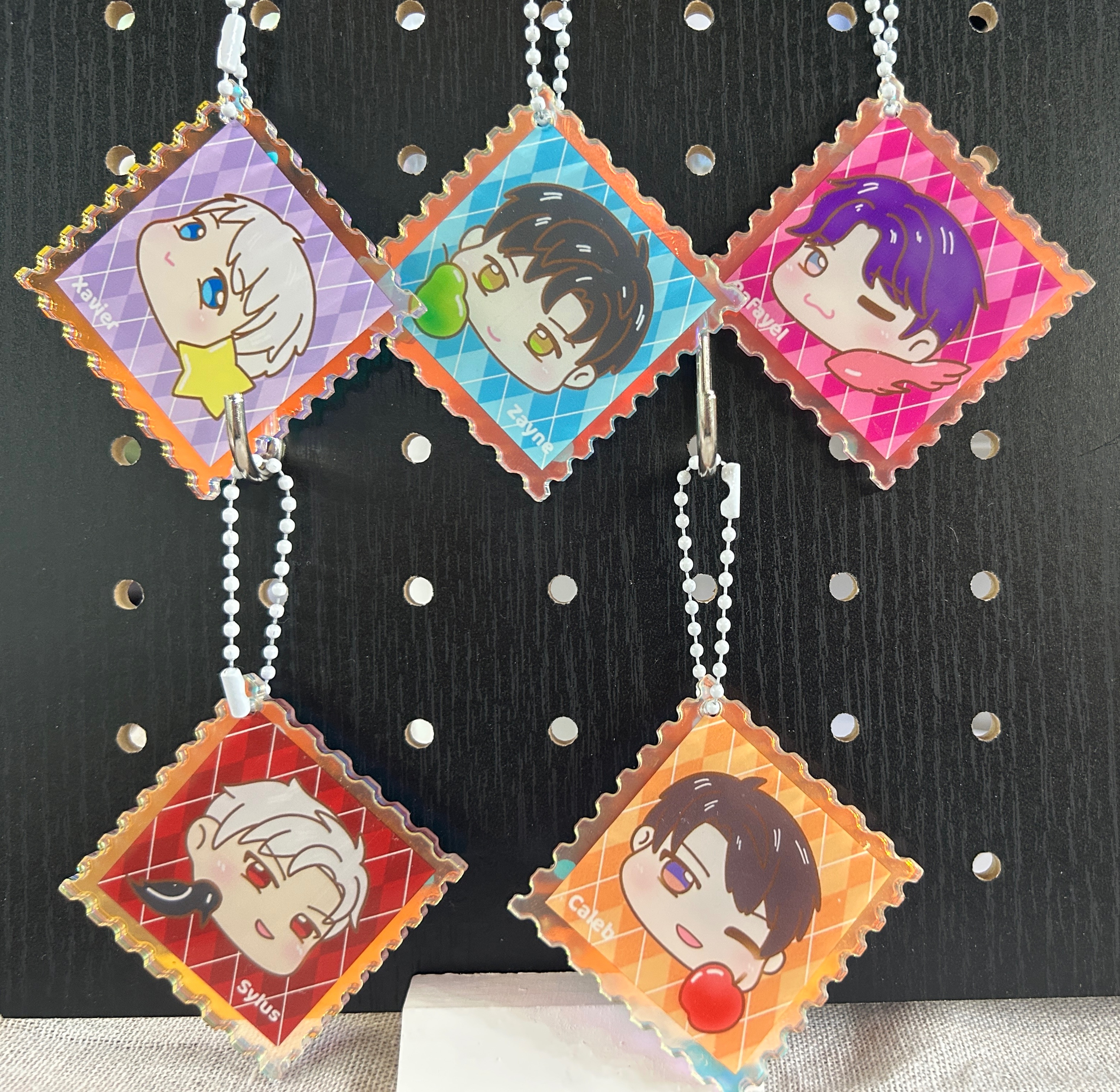 【戀與深空】郵票吊飾