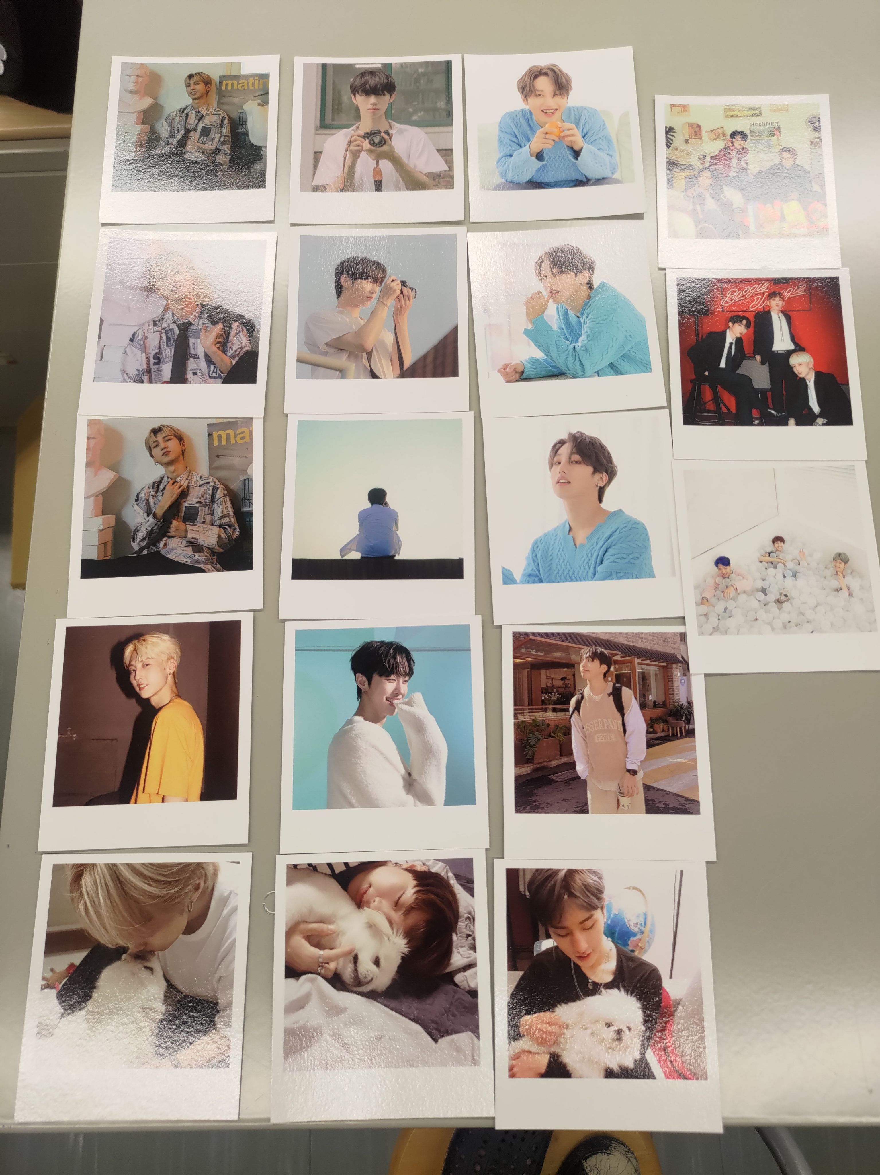 5周年 拍立得小卡1組18張（2手保存，因卡背為全白，1-2張有些微髒汙，高標準者勿下單）