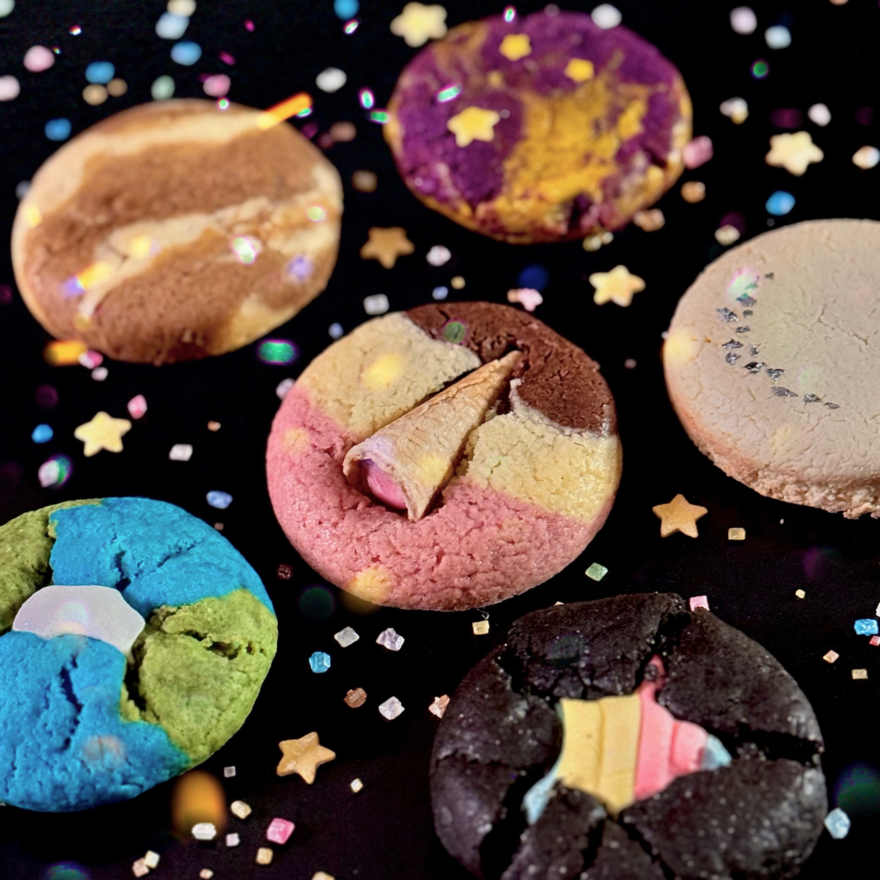 【虹彩星辰｜中秋限定6入軟餅乾禮盒】