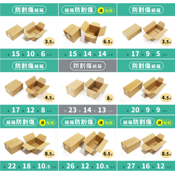 防割傷紙箱