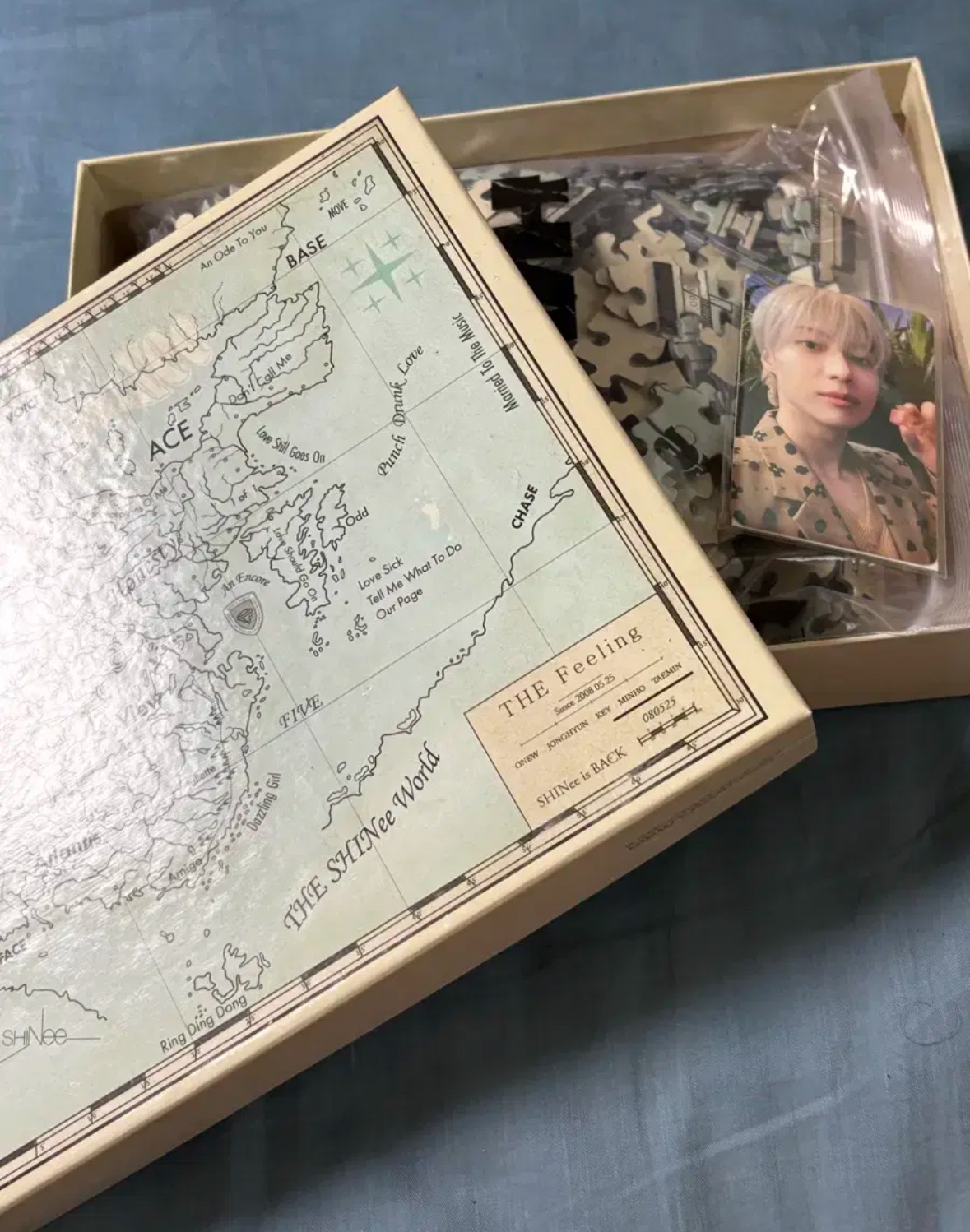 *預購*SHINee Hard拼圖含小卡 已拆無使用