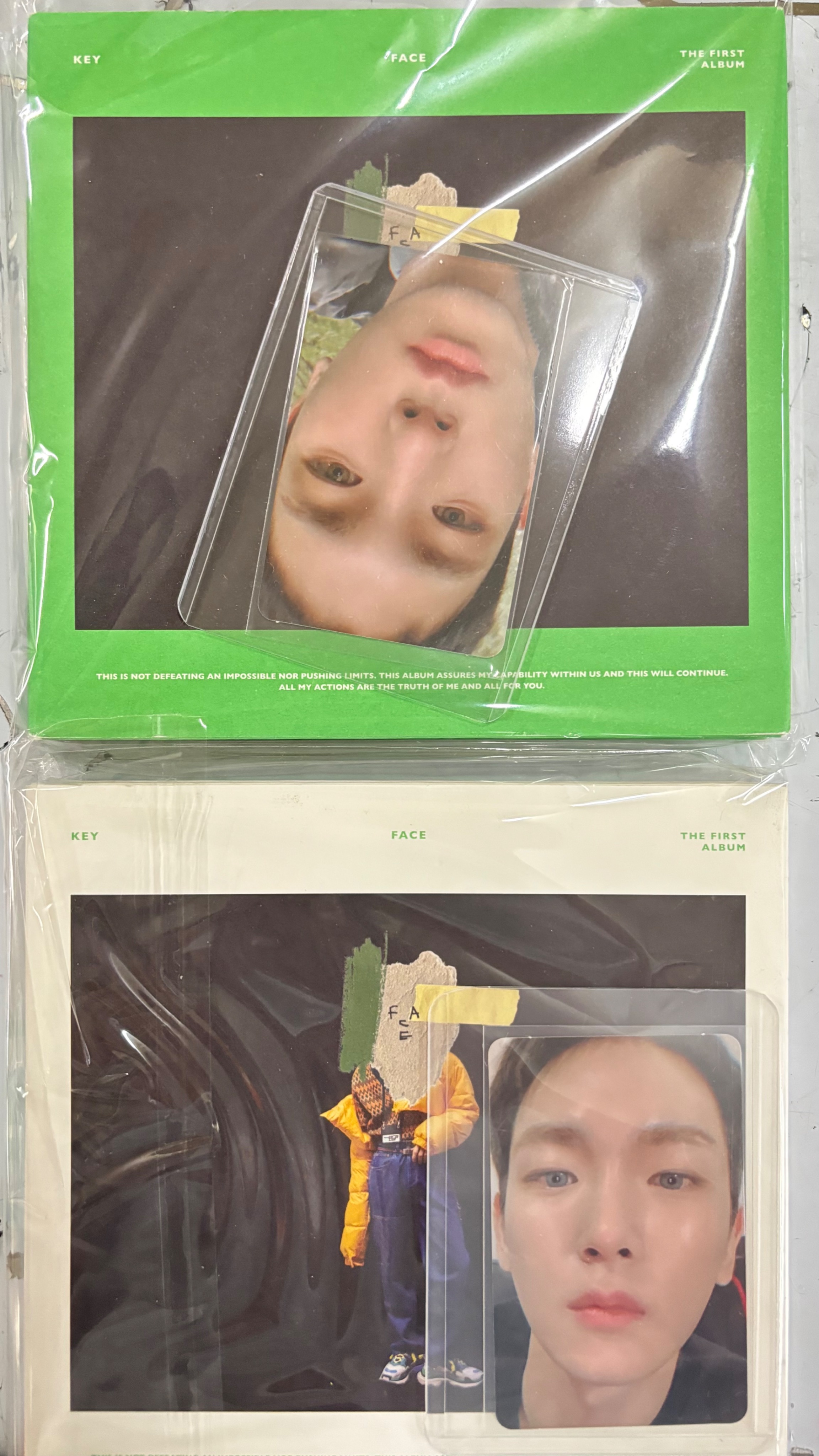 *現貨*KEY FACE專輯 已拆 綠白版