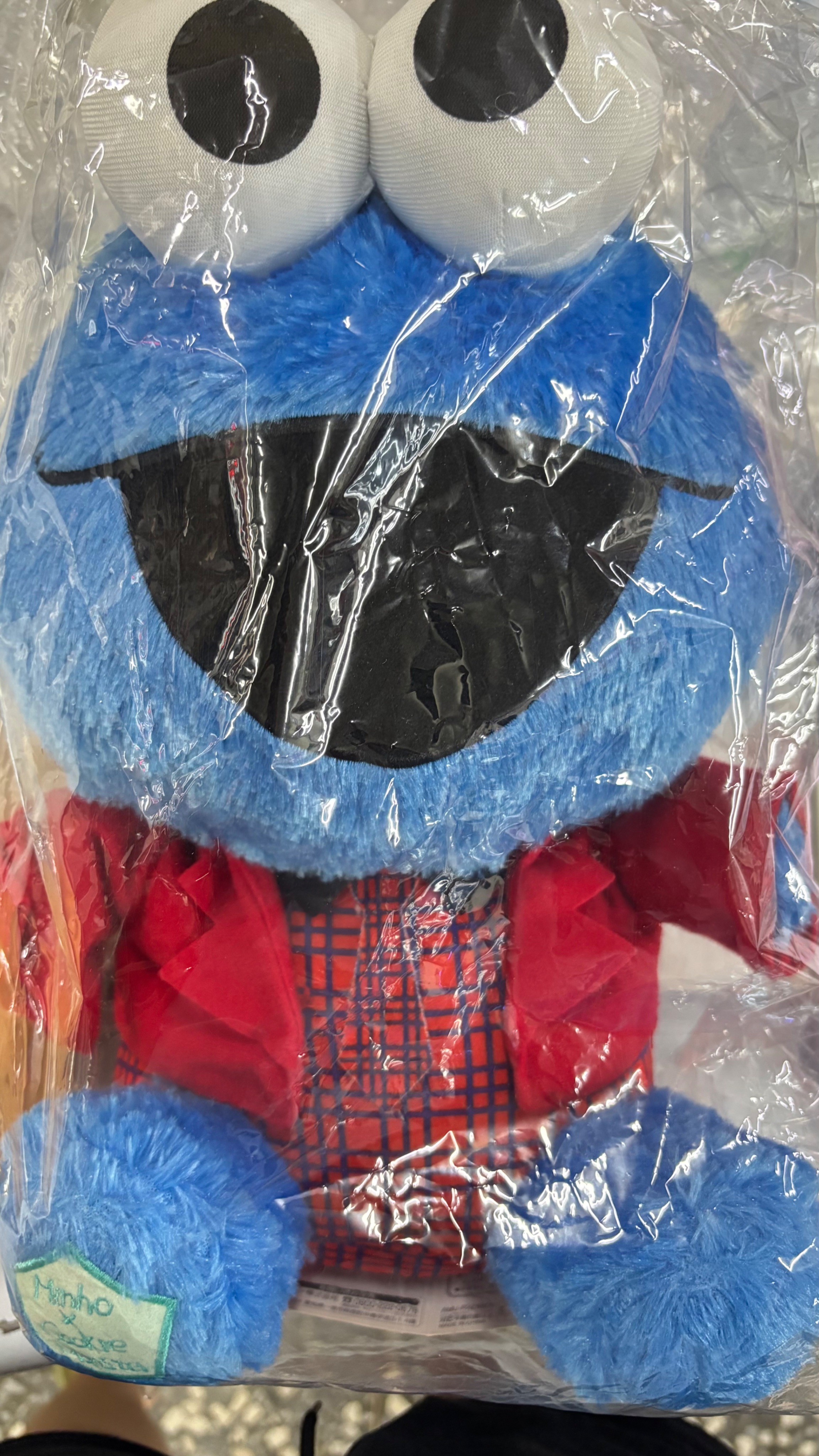 日本芝麻街娃娃聯名 已拆 未使用 吊牌未拆