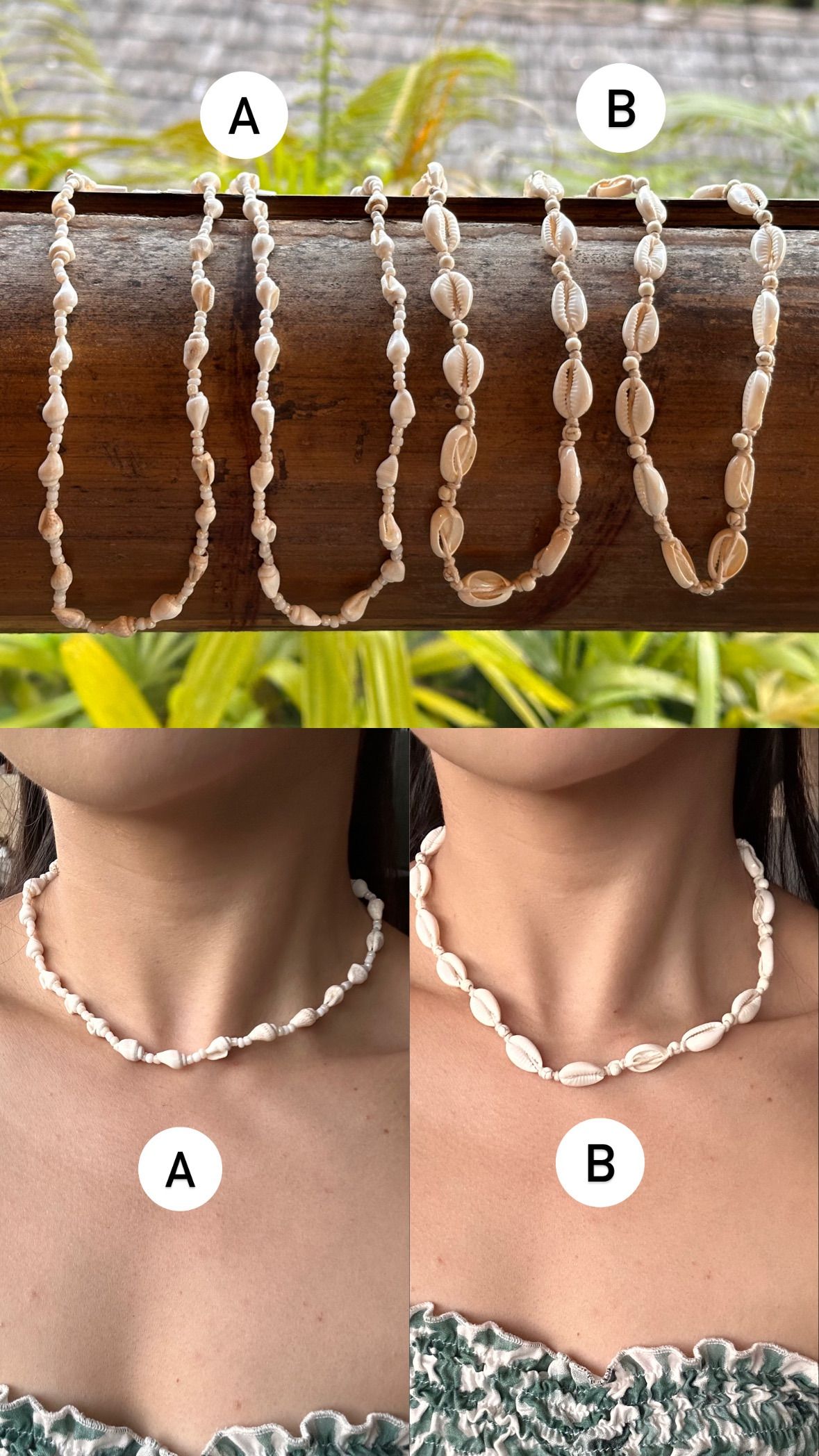 DecoDazzle🪬峇里島手工貝殼項鍊