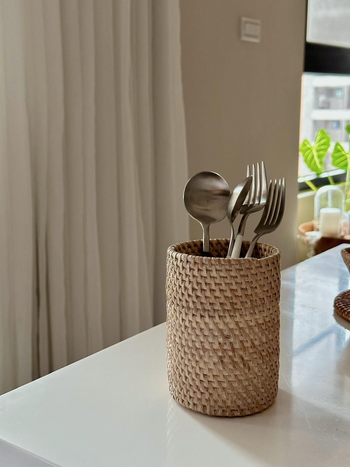 DecoDazzle🪬峇里島手工藤編收納桶