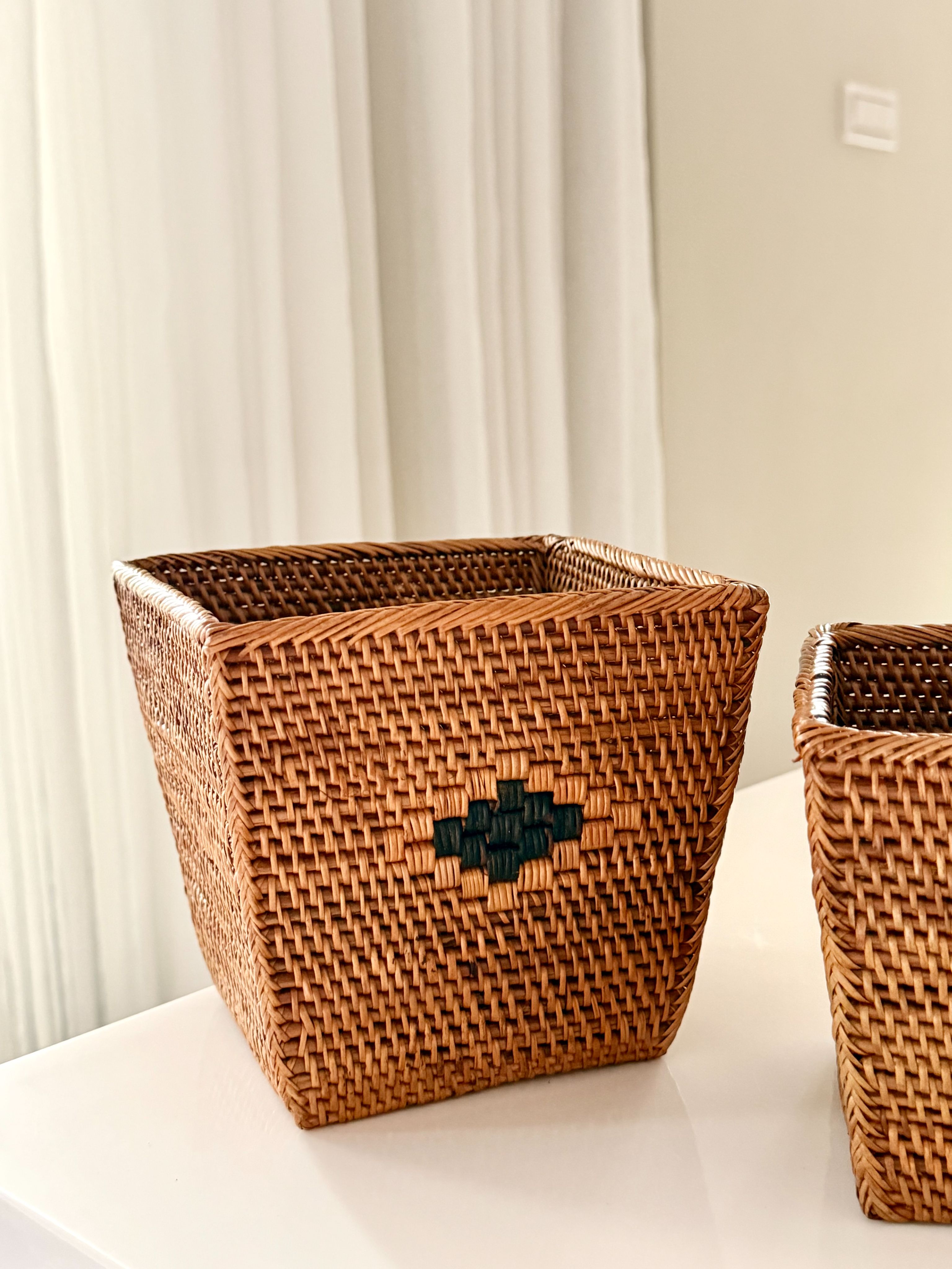 DecoDazzle🪬峇里島手工藤編方型盒