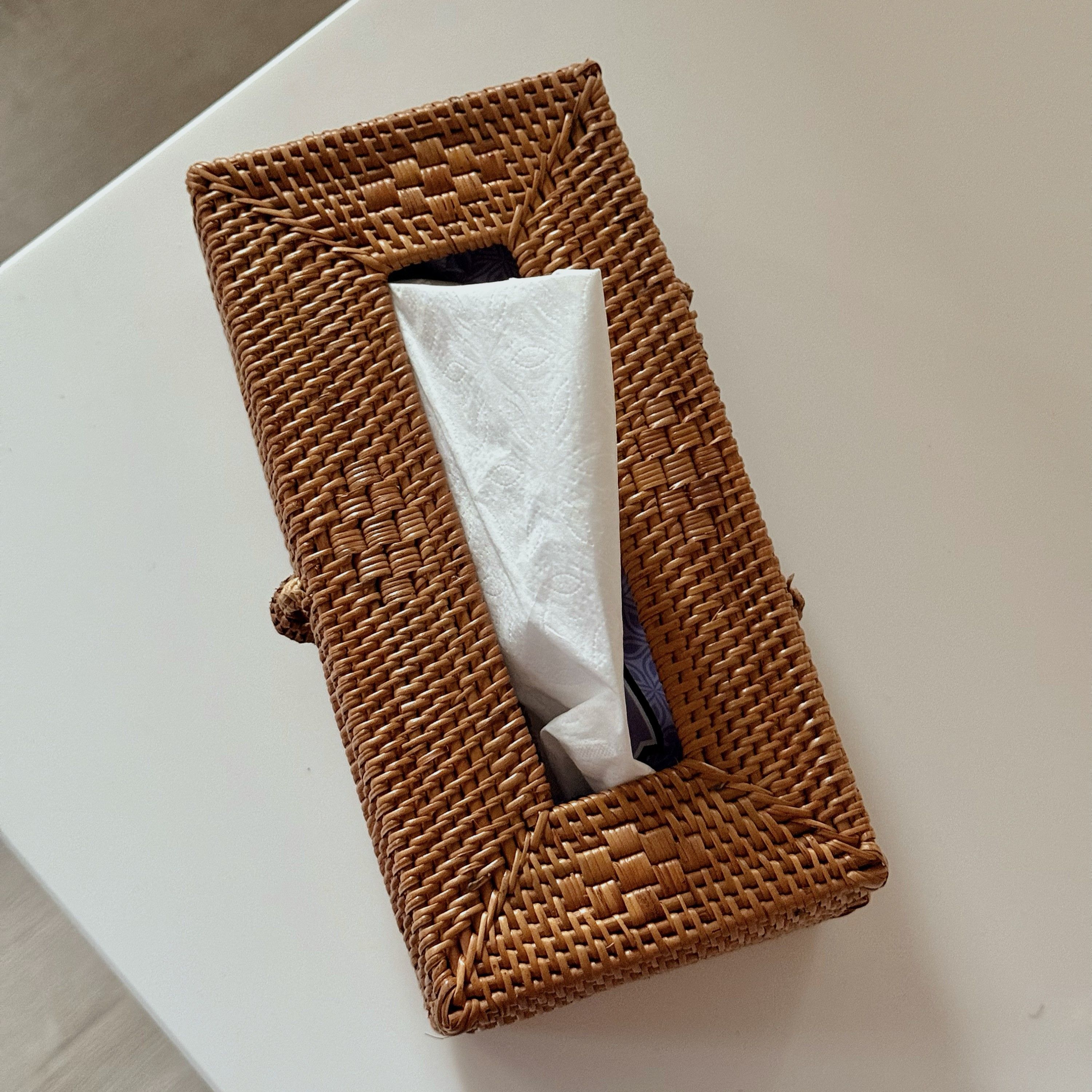 DecoDazzle🪬峇里島手工ATA藤編面紙盒