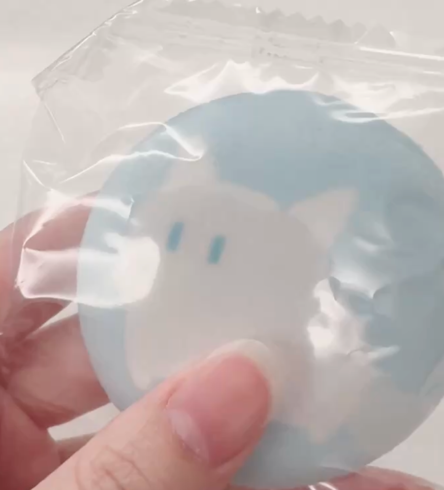 雨的貓貓毛茸茸徽章