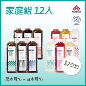 《澎沛》家庭組黑白木耳飲 （900ml x 12入）