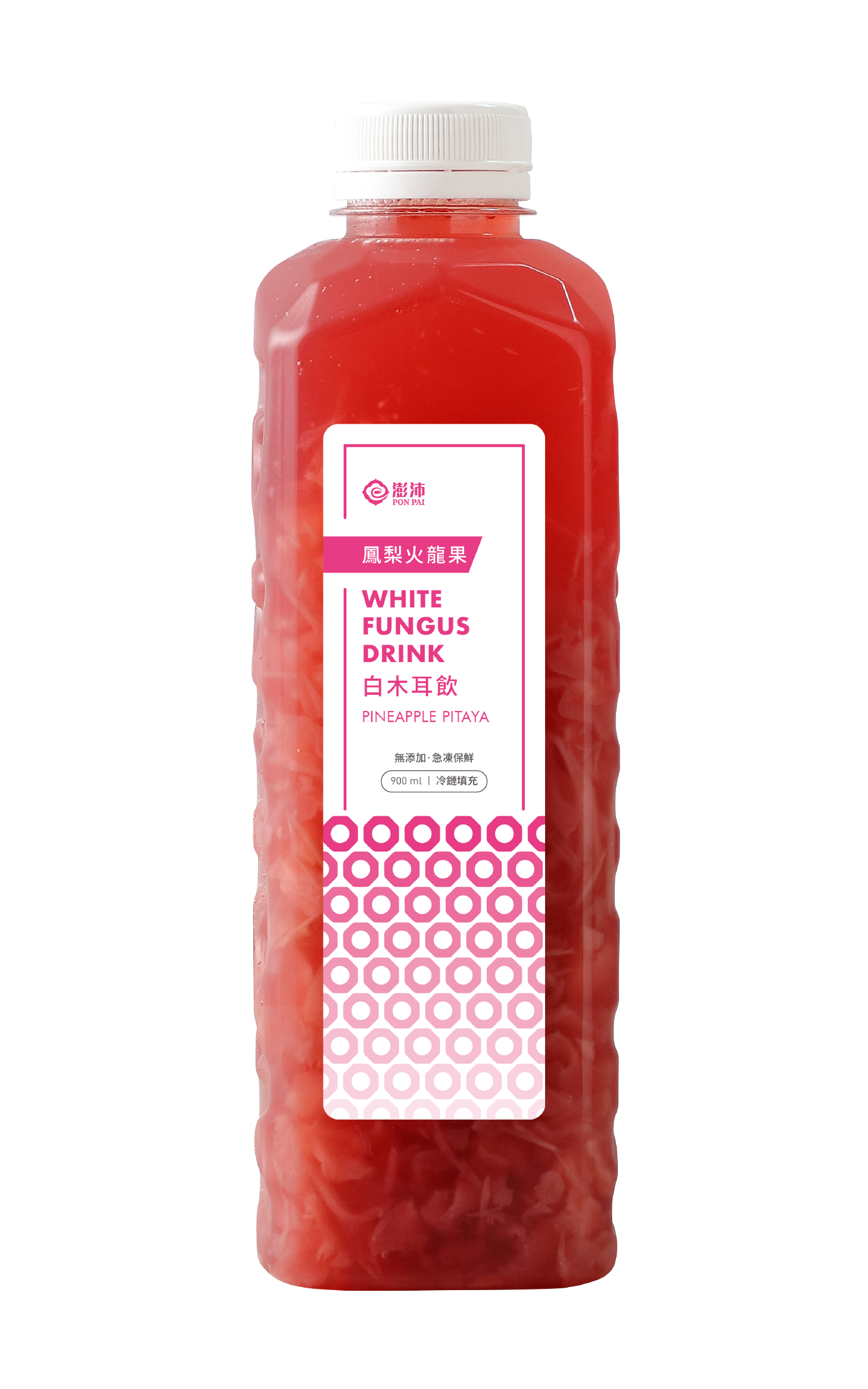 澎沛【鳳梨火龍果】白木耳飲 900ml