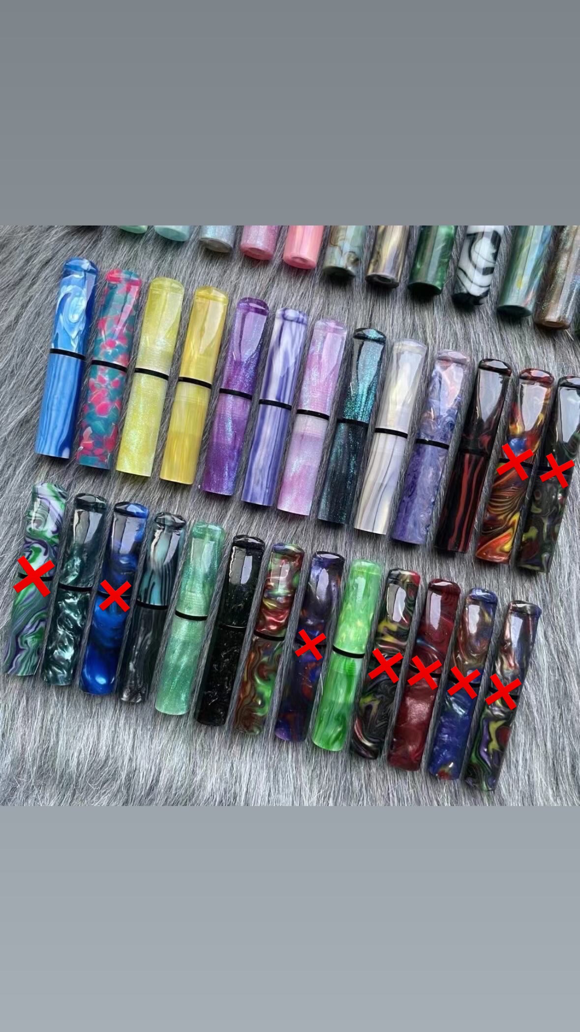 【12H快速出貨🚚】出清🔥8cm樹玉濾嘴（壓克力材質） 便宜賣‼️