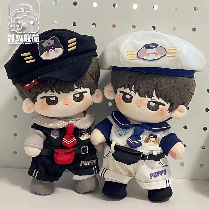 全新【娃島聯萌】20CM 汪汪刑偵隊警察服 5件套裝