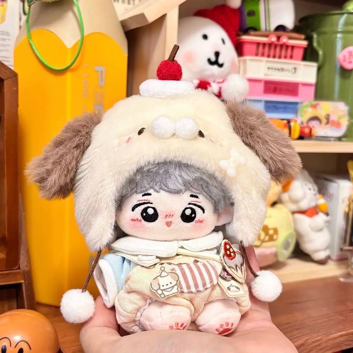 全新【奶油芝士雜貨舖】10CM 小狗蛋糕