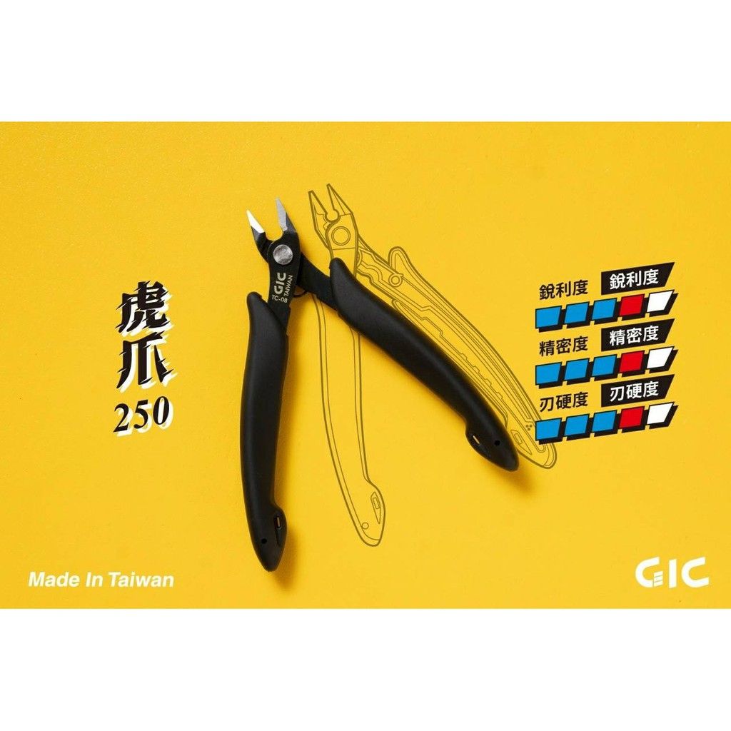 【GIC】虎爪250 模型專用斜口鉗