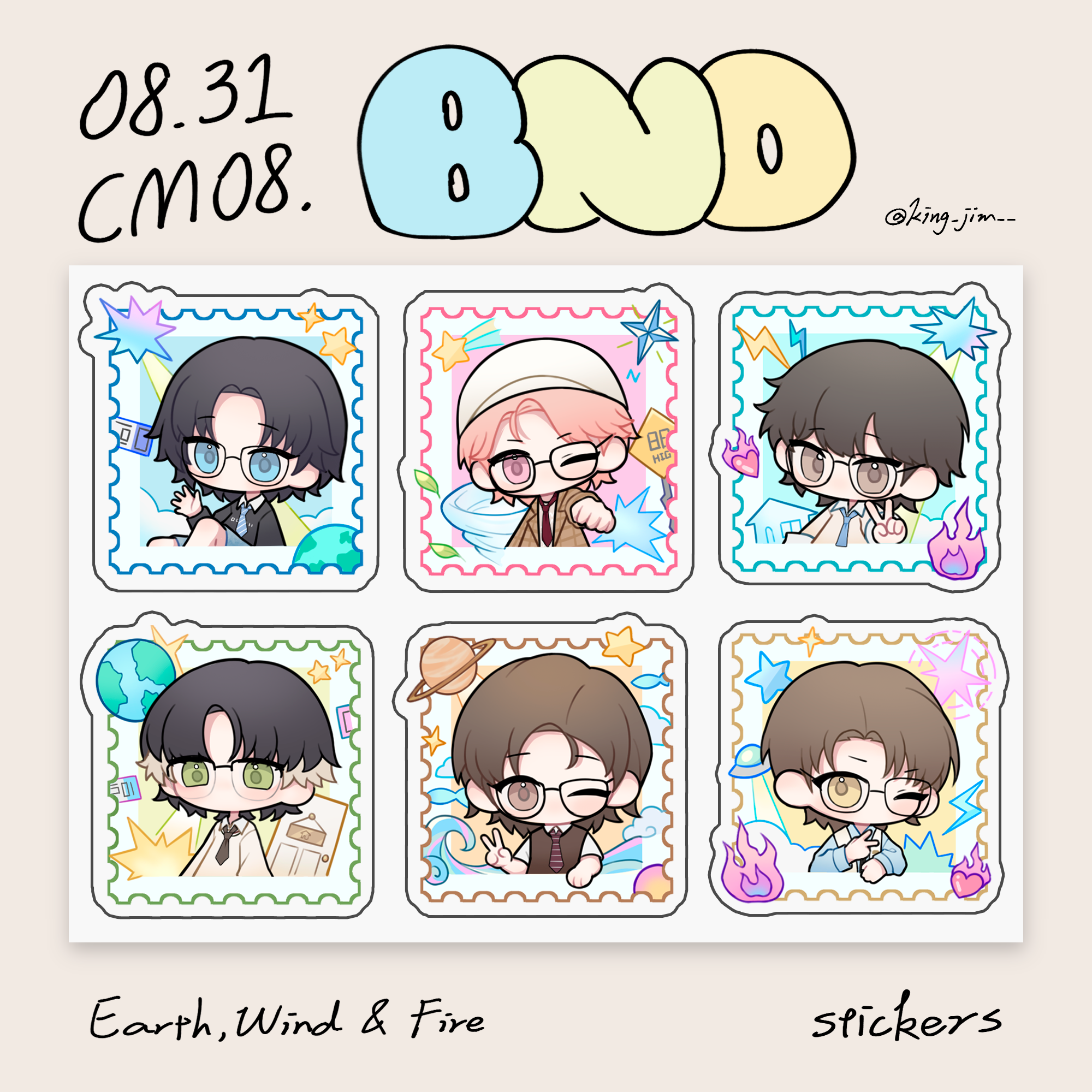 【預購】𝗕𝗡𝗗-🌍🍃🔥套組