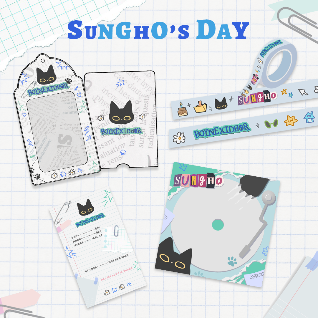 【預購】𝐒𝐔𝐍𝐆𝐇𝐎’𝐒 𝐃𝐀𝐘🩵套組