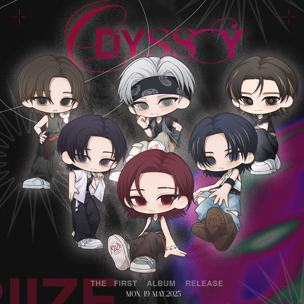 【Ὀδύσσεια】RIIZE-ODYSSEY 星型掛扣壓克力吊飾🩻