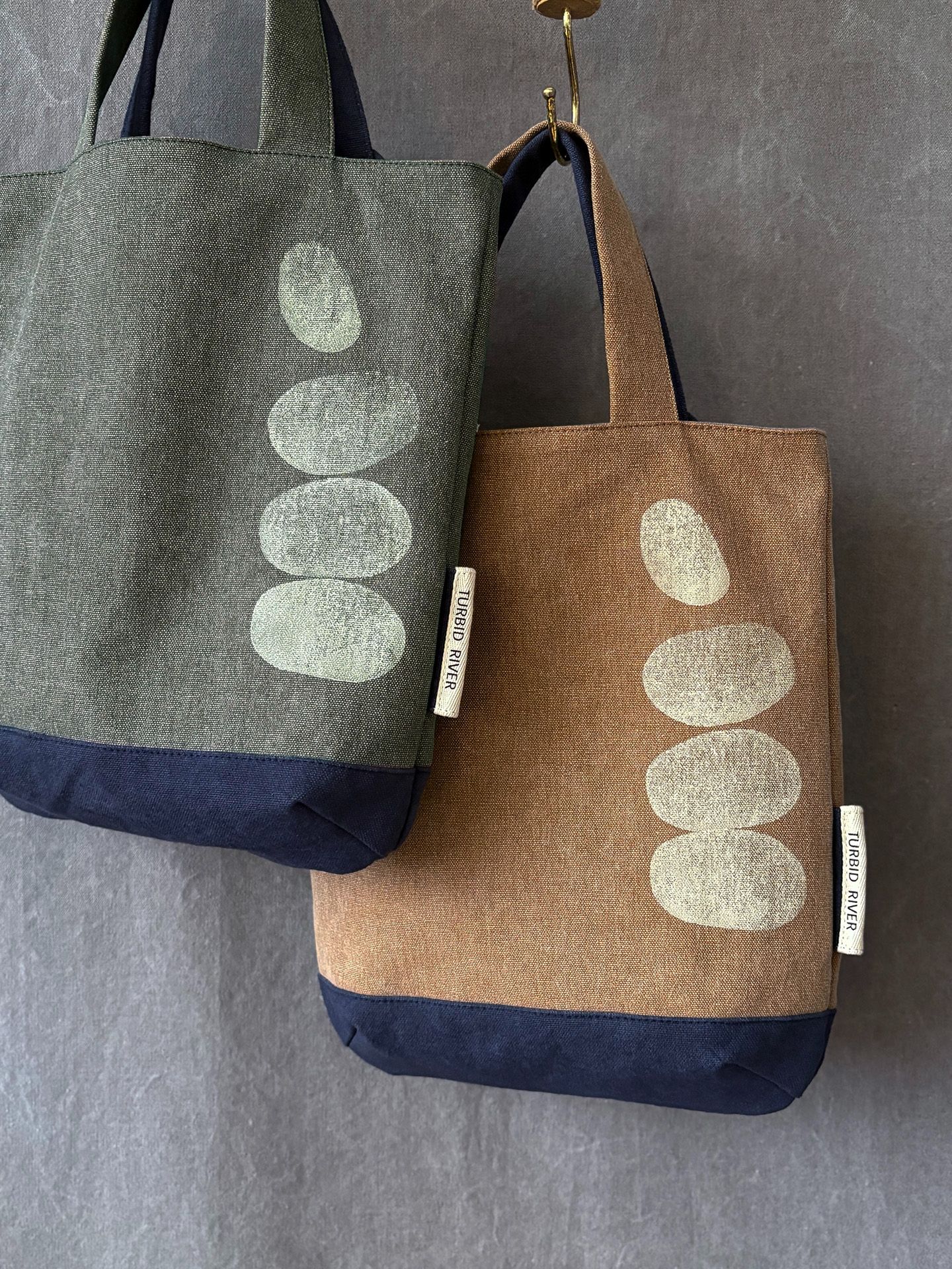 小布書袋 | 疊石印花 | 過曝色系 | 11吋