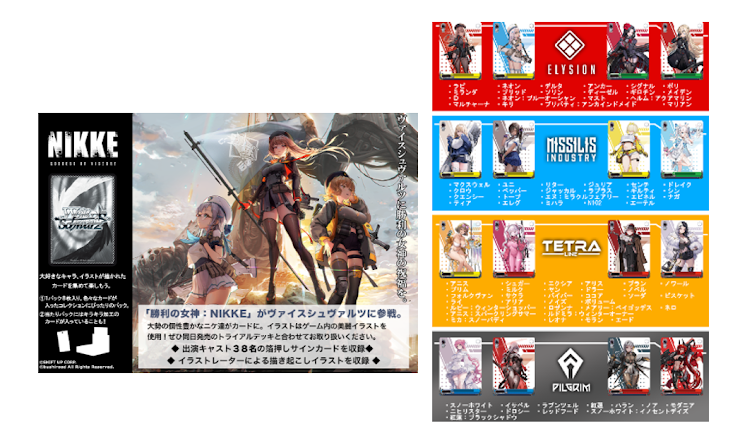 WS-勝利女神: Nikke（有多訂購，需要請先詢問是否還有）