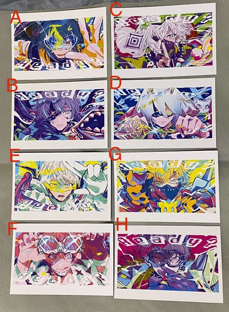 【贈物】明信片，滿額500元可自選一張（請確認描述）