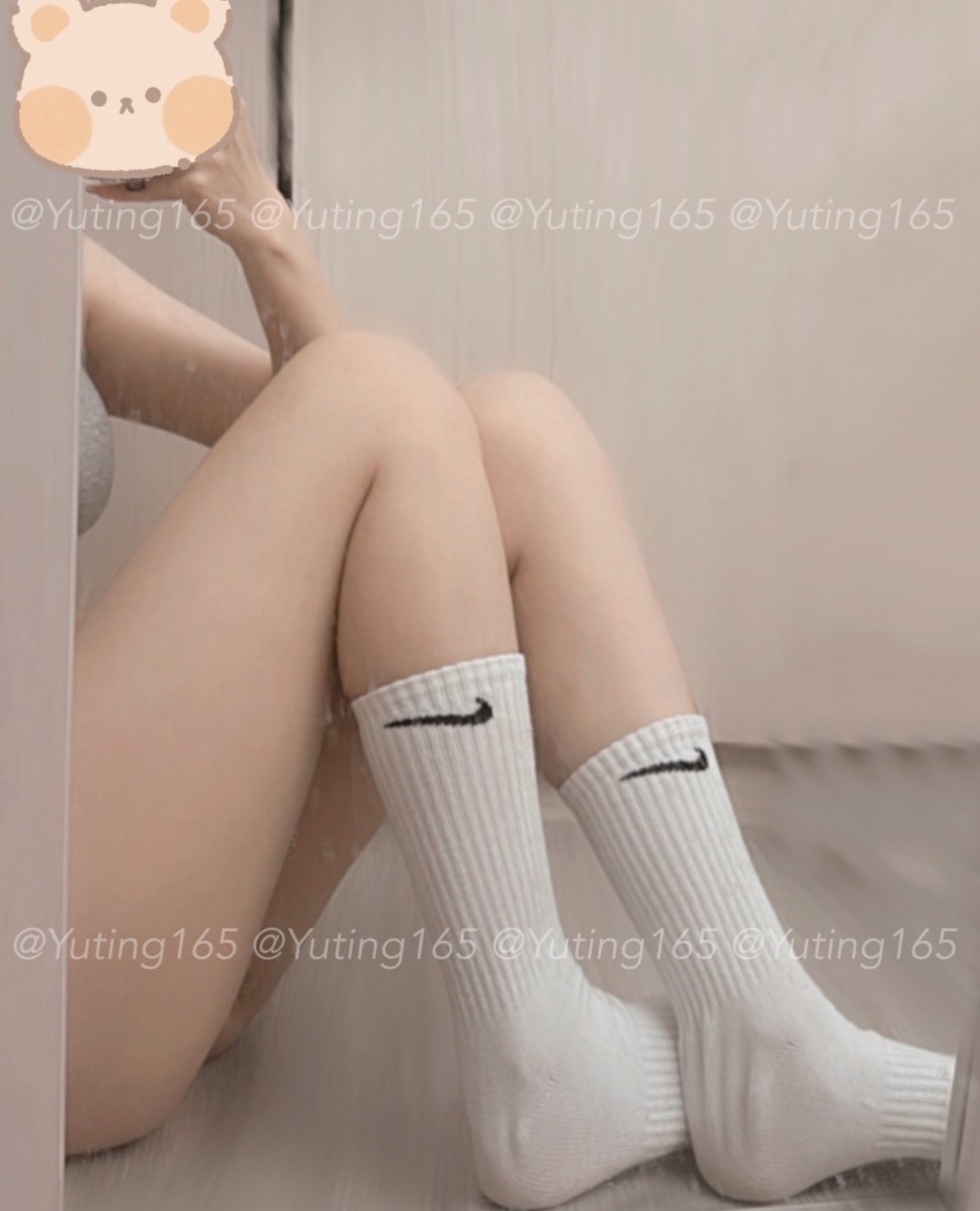 YutingのNIKE 白襪