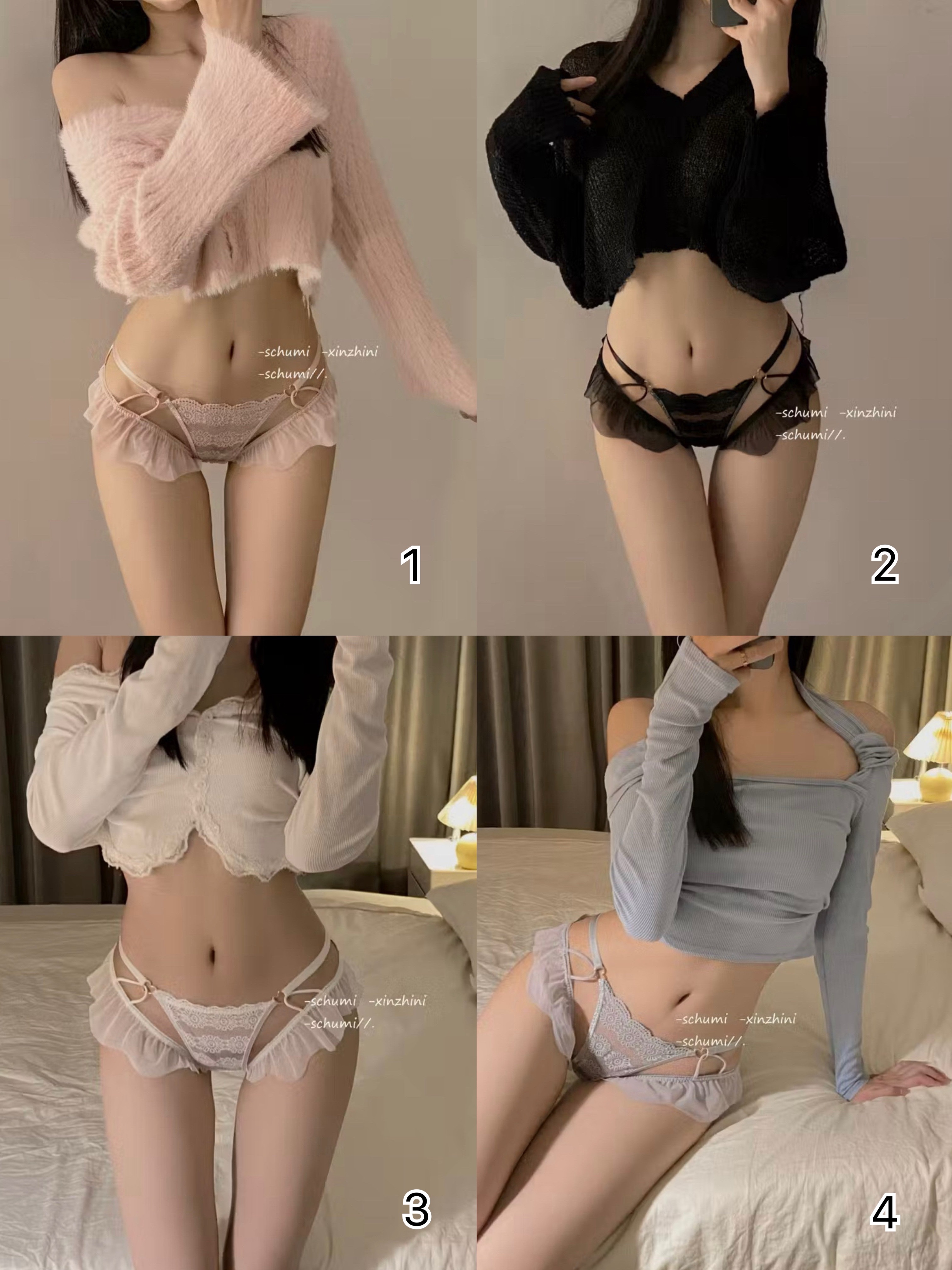 Yutingの2️⃣月❤️闆娘自選款小褲/日系小褲❤️購買皆有附贈五張實穿照，取件後可以跟闆娘領取哦