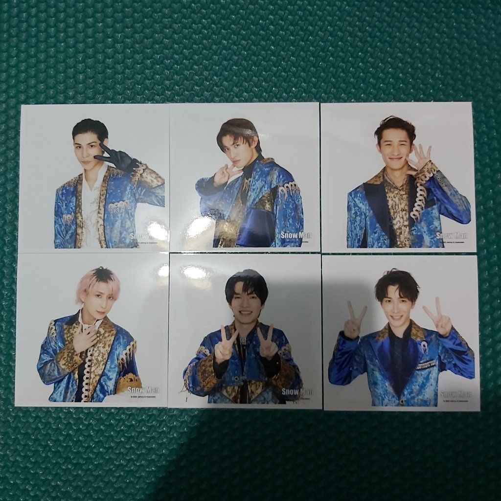 Snow Man 跨年方形照片 一組10張