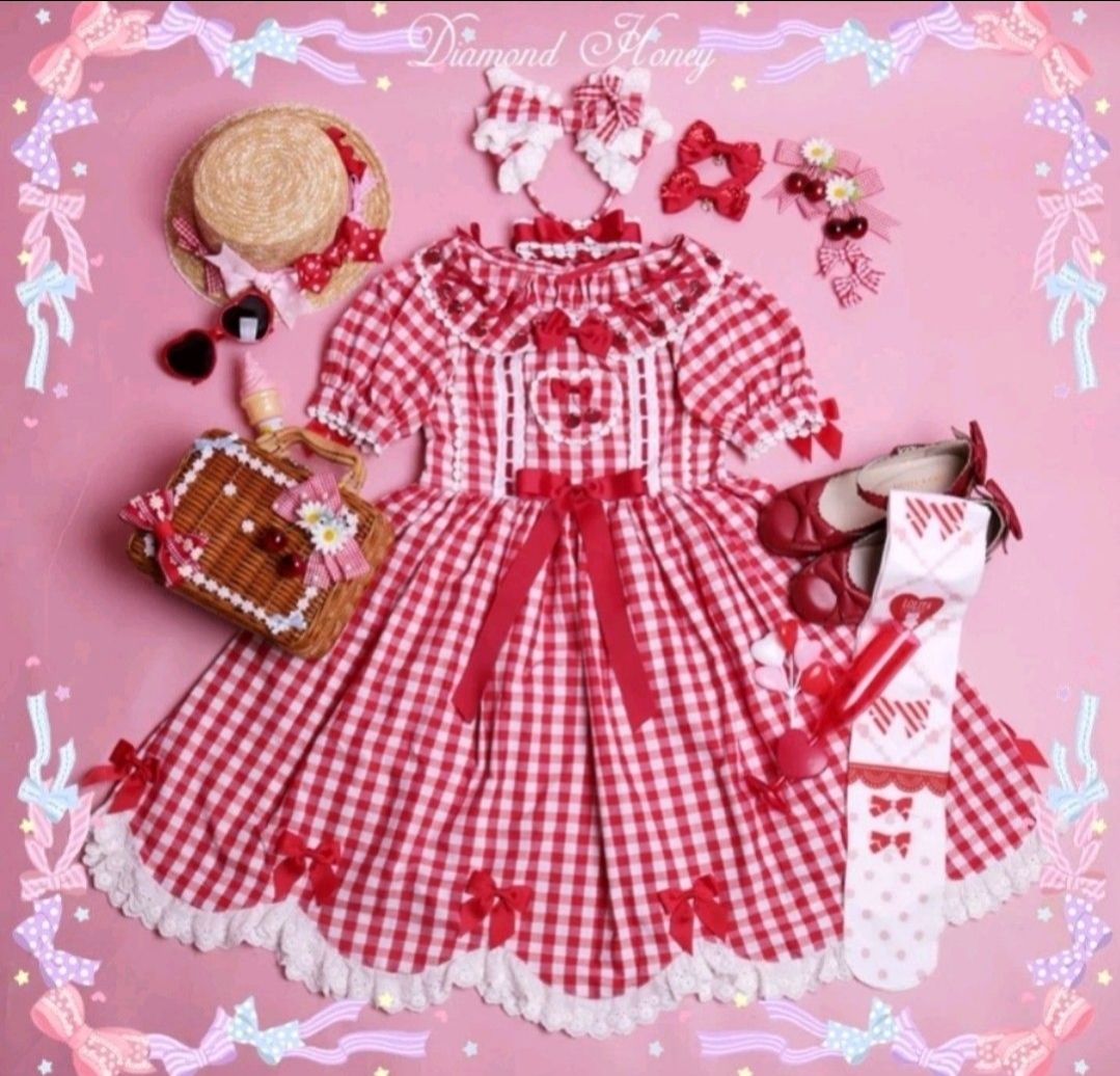 鑽石甜心lolita 櫻桃小姐 L碼