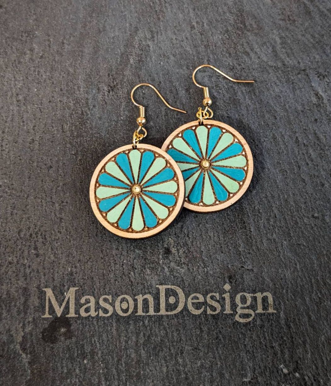 梅森設計[手作]土耳其皇室-實木耳環