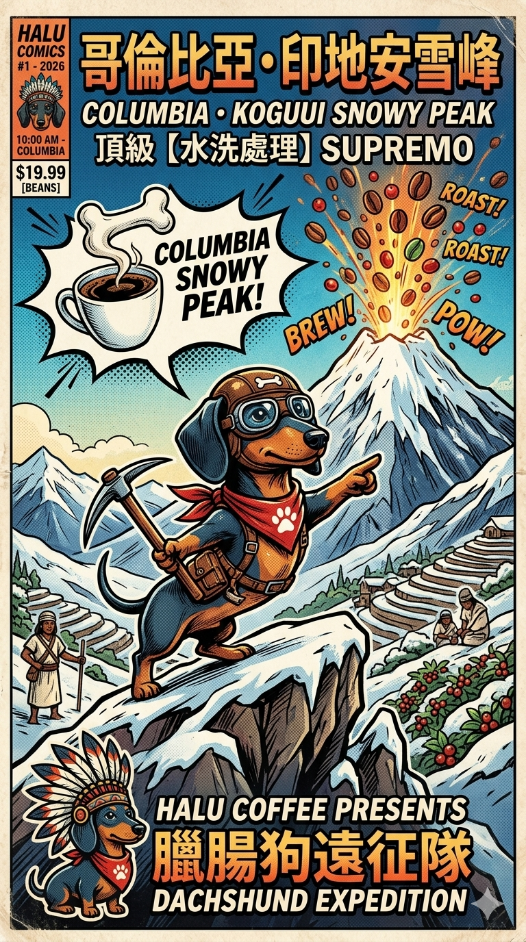 哥倫比亞 印地安 雪峰 頂級【水洗處理】