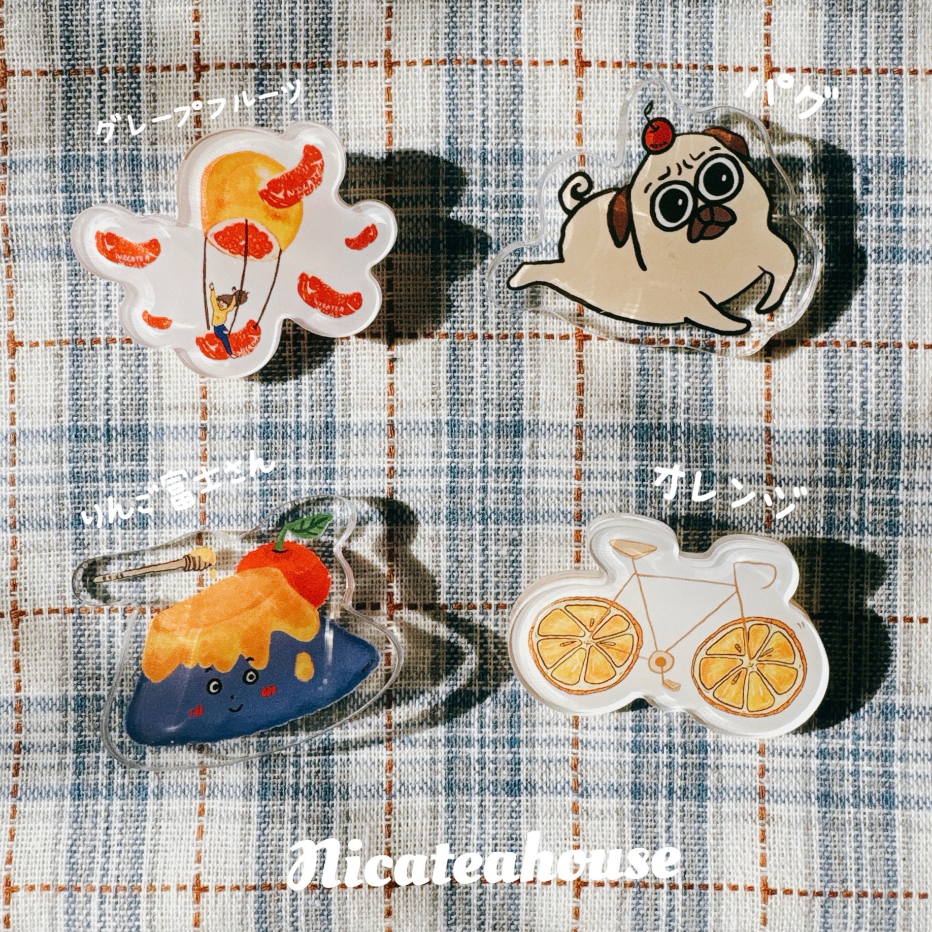 （現貨）𝑵𝒊𝒄𝒂𝒕𝒆𝒂𝒉𝒐𝒖𝒔𝒆 𝑷𝑰𝑵ピン原創別針