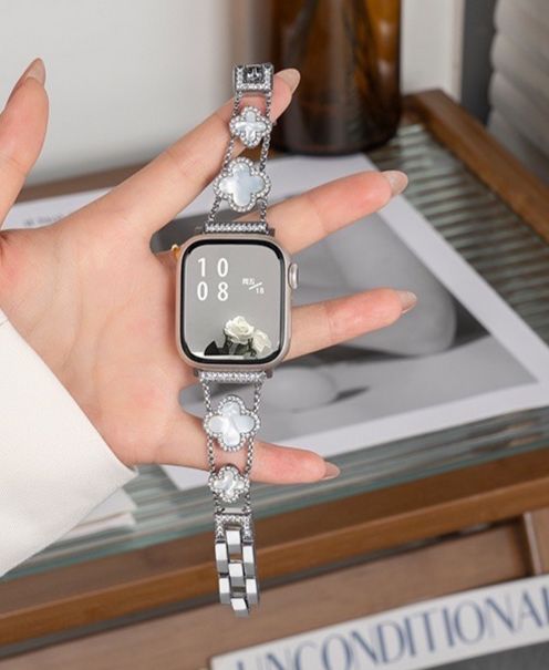 Apple Watch 貝母四葉草錶帶