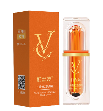 五重維C素顏霜
