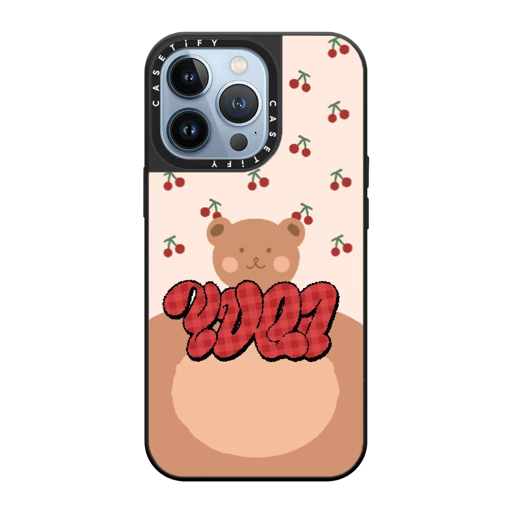 雨琦櫻桃小熊iPhone 手機殼