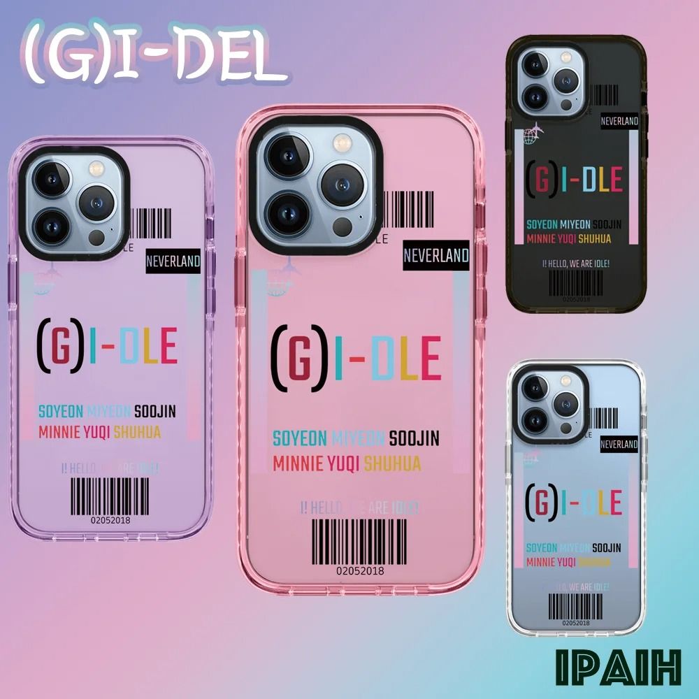 （G）I-DLE彩色英文出道日 手機殼
