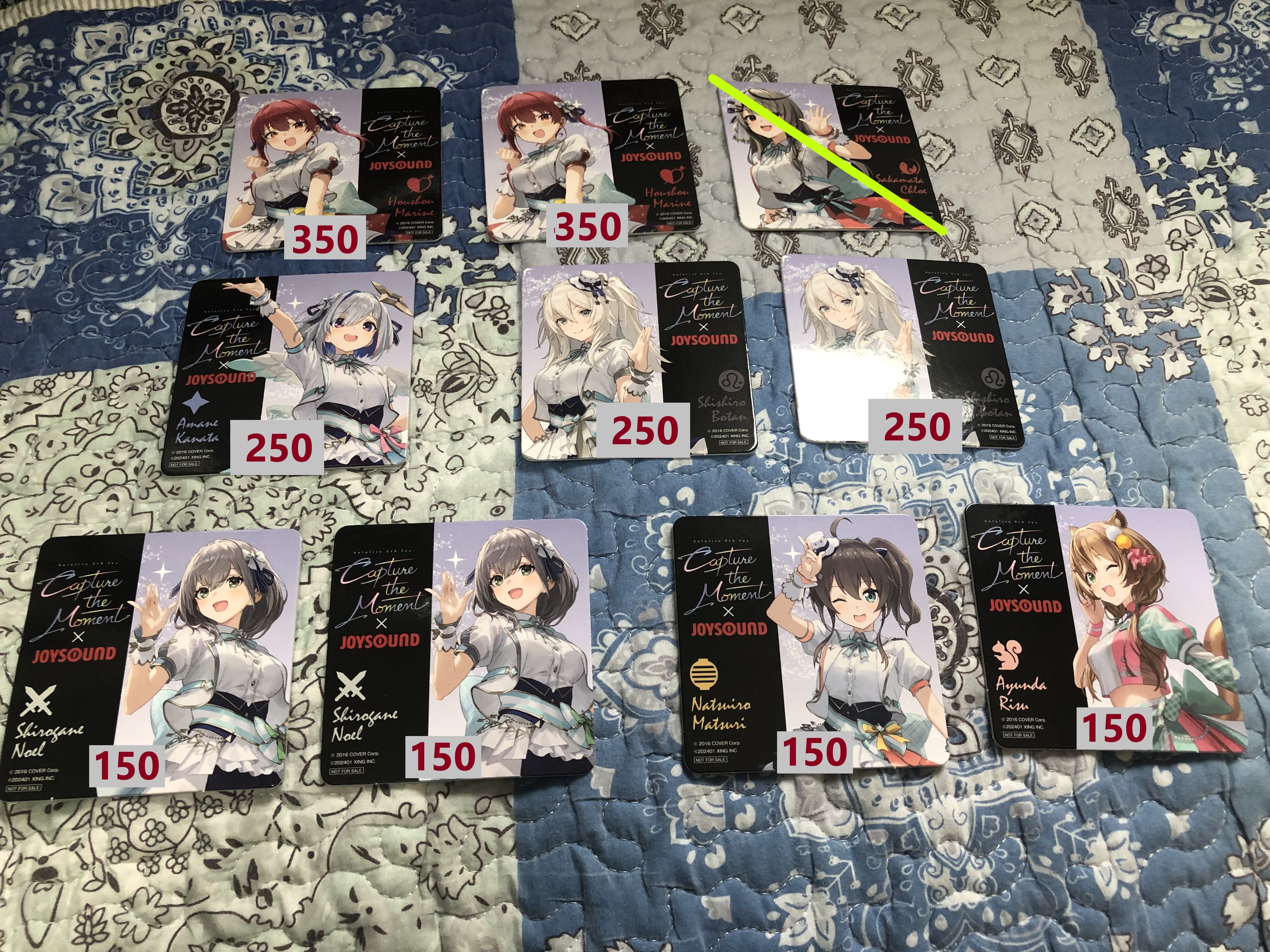 2024 hololive x JOYSOUND聯名杯墊【非閃亮版】