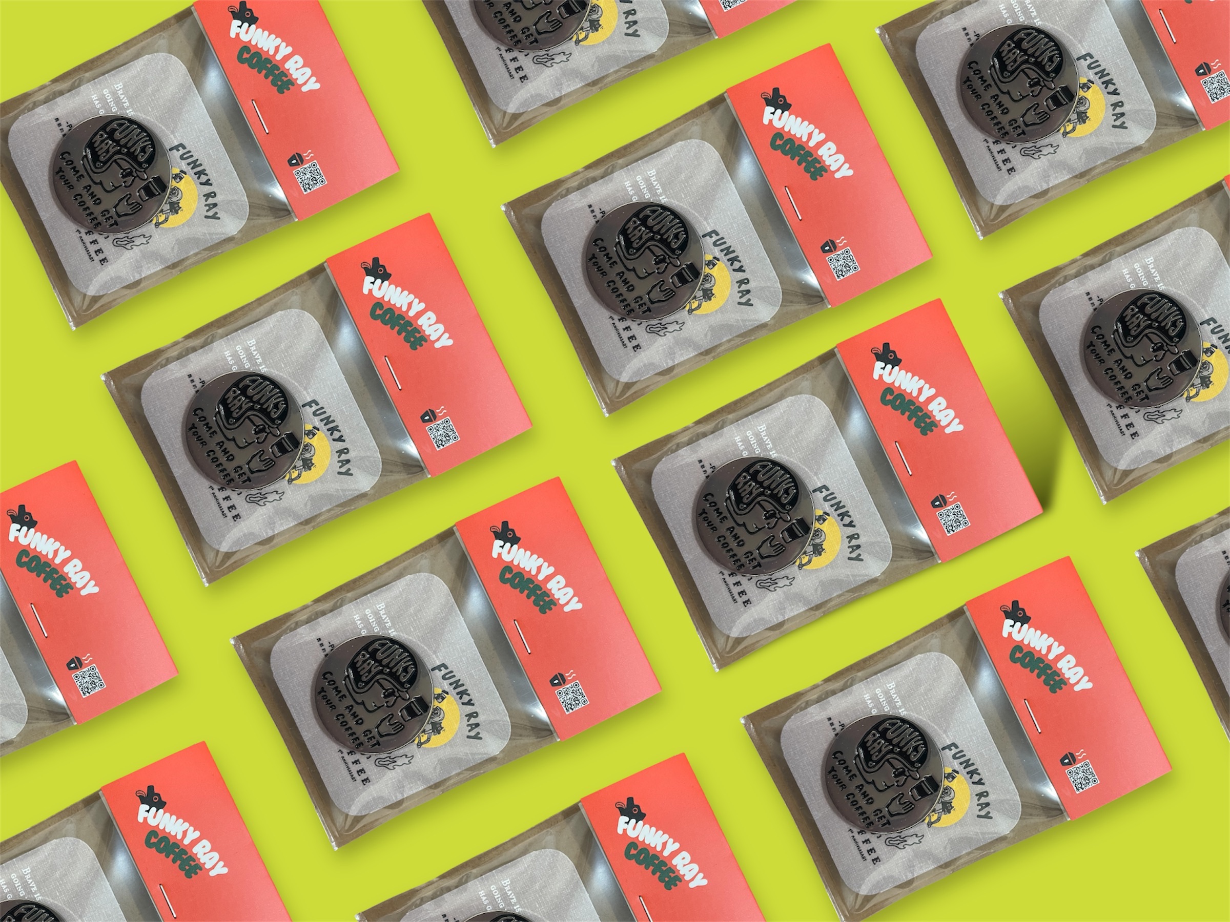 FunkyRay金屬徽章