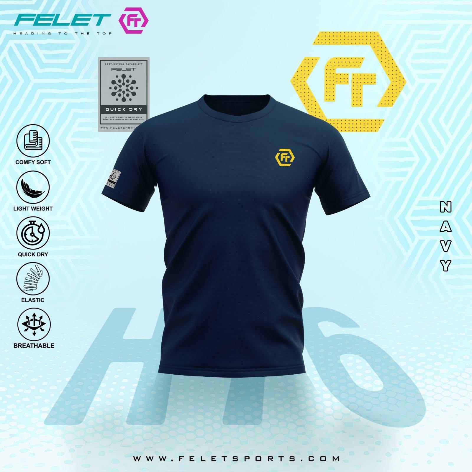 FELET立體logo-H76排汗速干訓練服