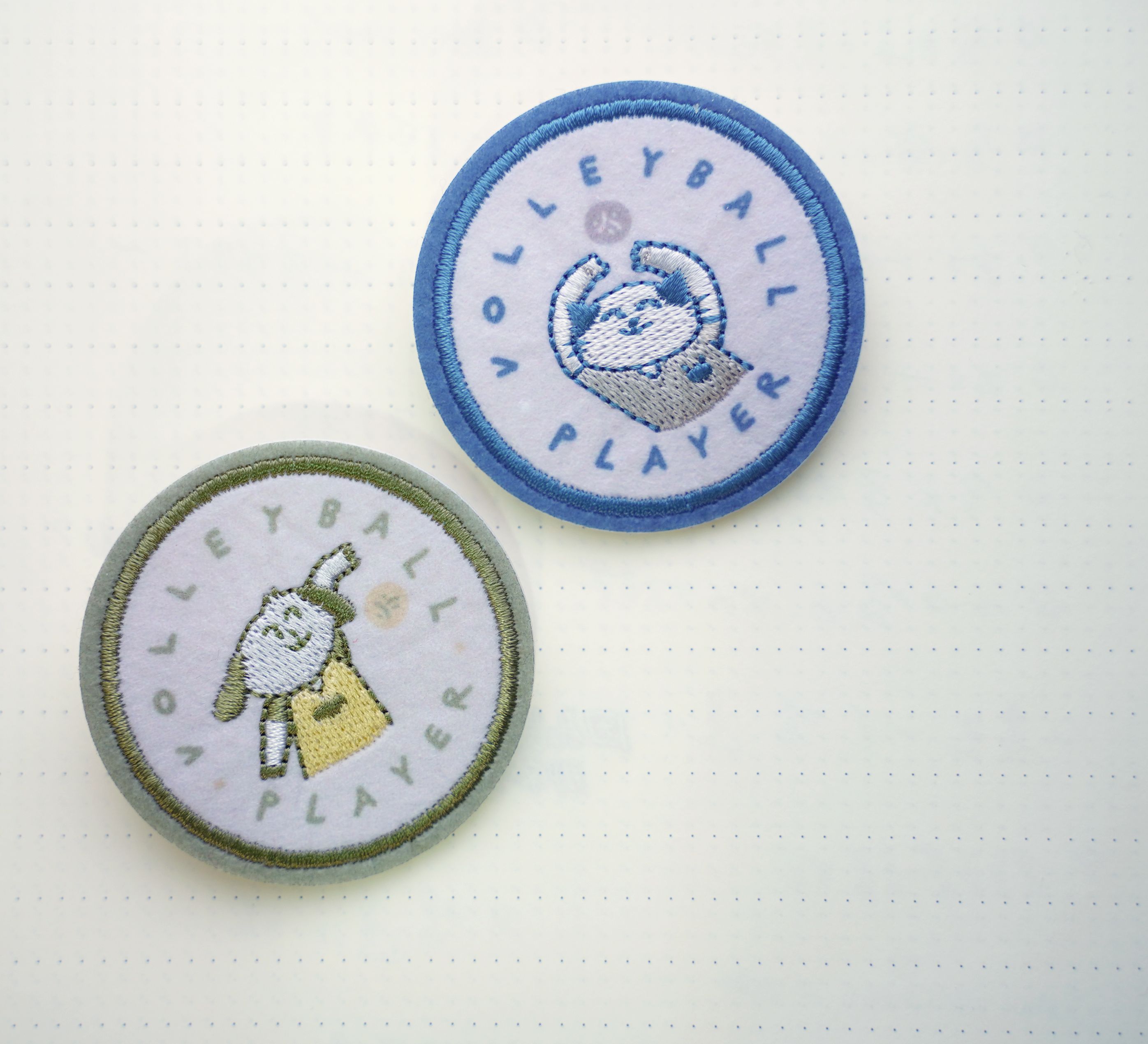 貓派狗派 會打排球的都好派 / 刺繡別針
