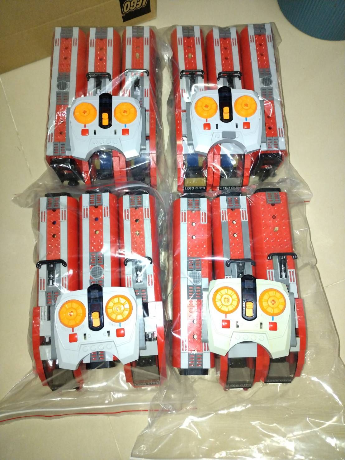 LEGO 中古 7938  只有火車，附軌道