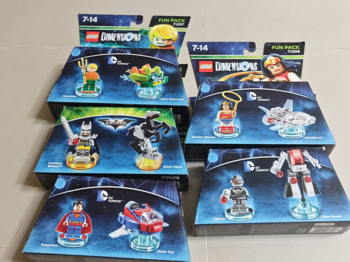 LEGO 次元系列  DC組  全新未拆封  盒況普通