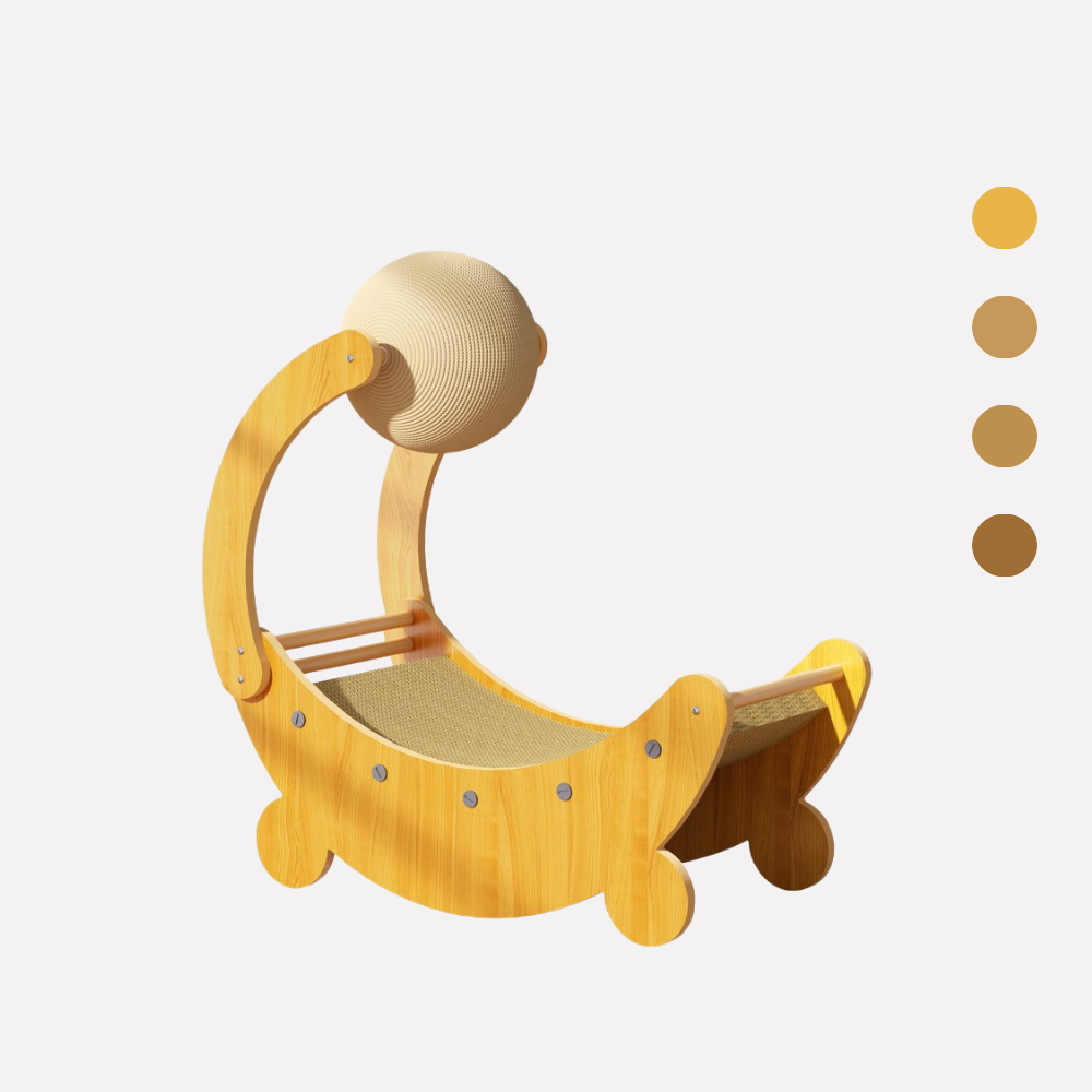 「阿明先森」月亮型貓抓板