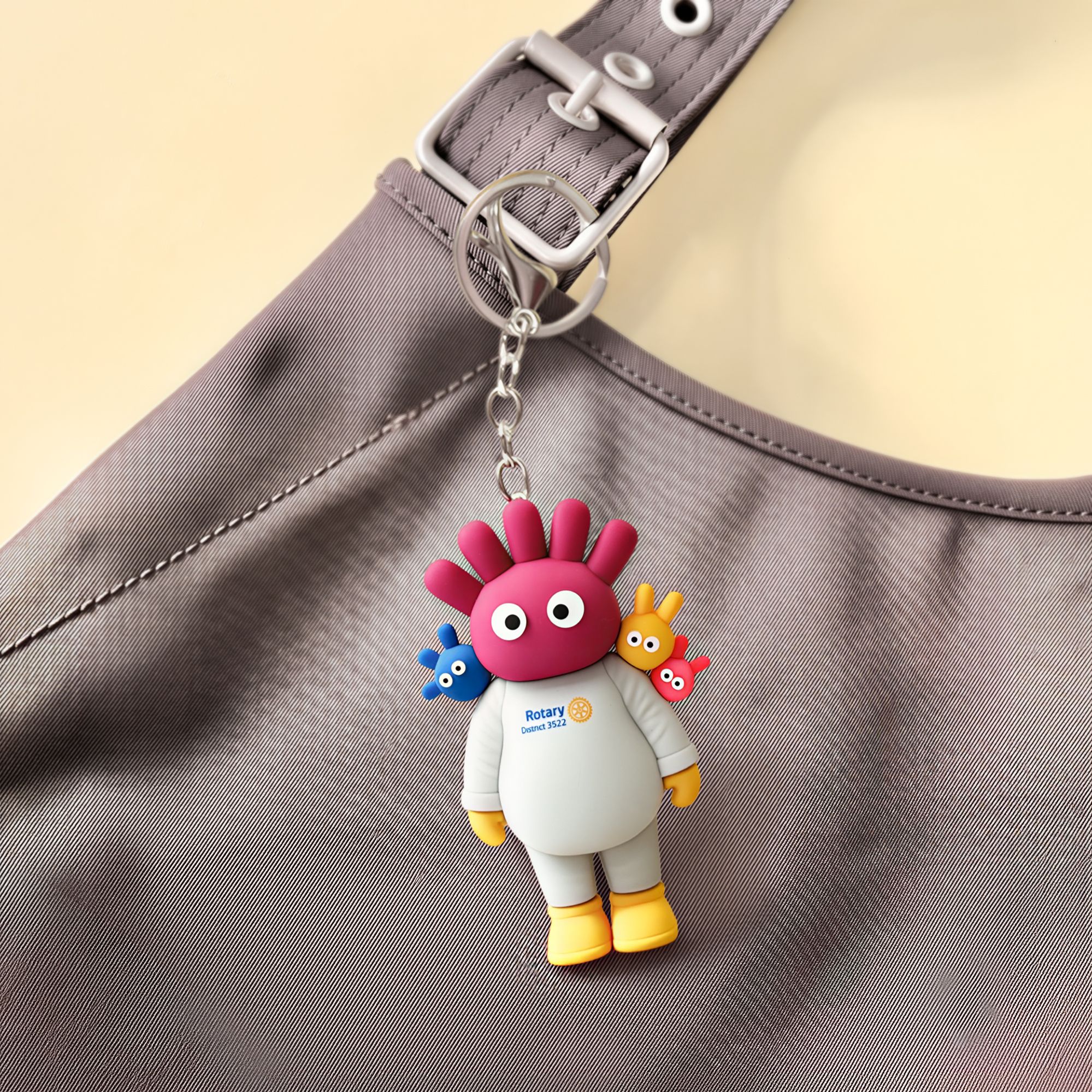 3522地區吉祥物 – PVC鑰匙圈吊飾