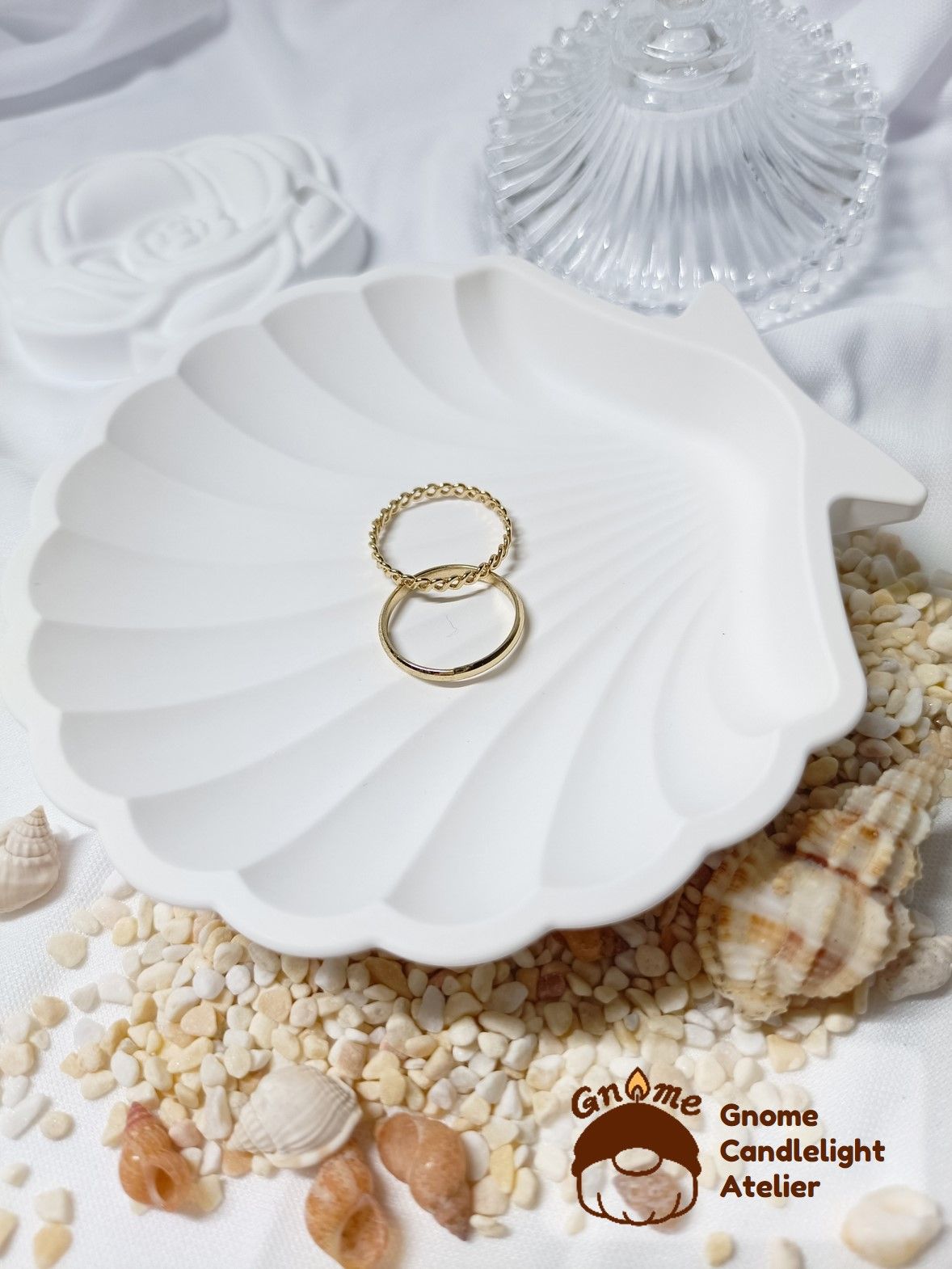 【擴香石】貝殼石膏擴香盤