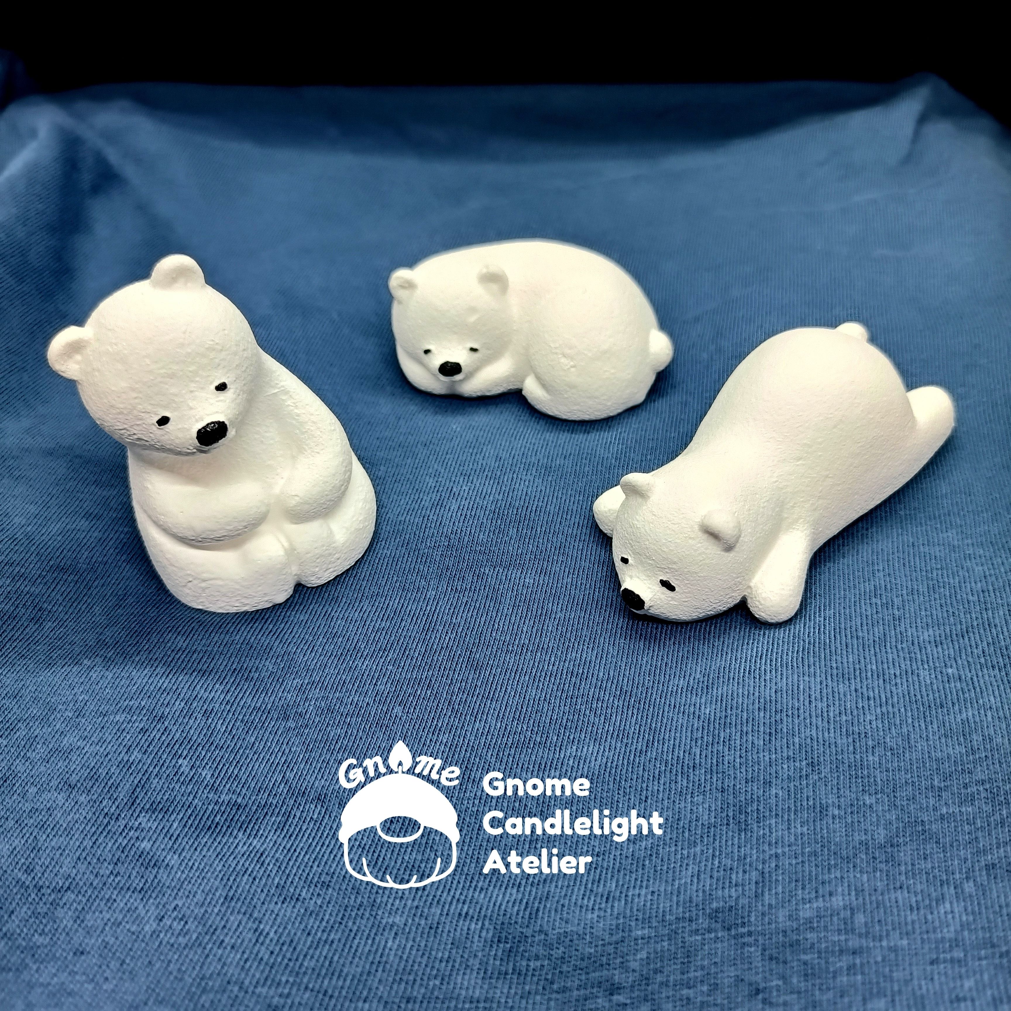 【擴香石】慵懶北極熊擴香石